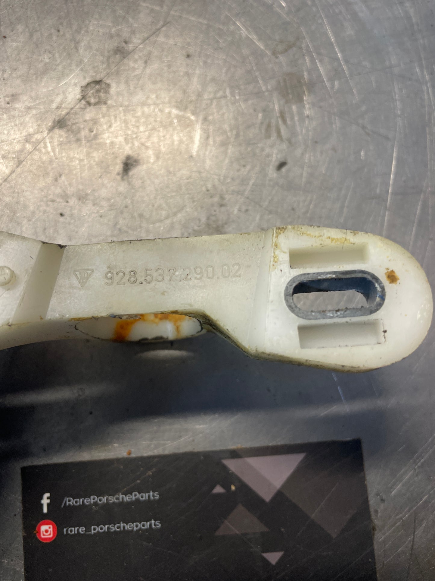 Porsche 928 window guide tube slide, Right, 92853729002 used