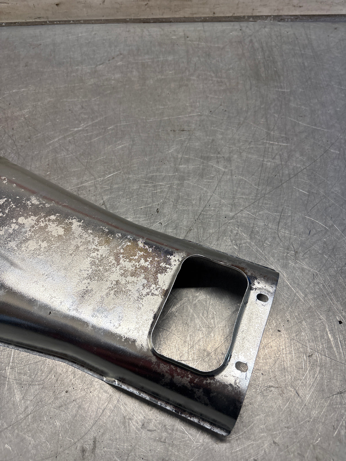Porsche 928 heat protection plate, later type 92850449101, refurbished