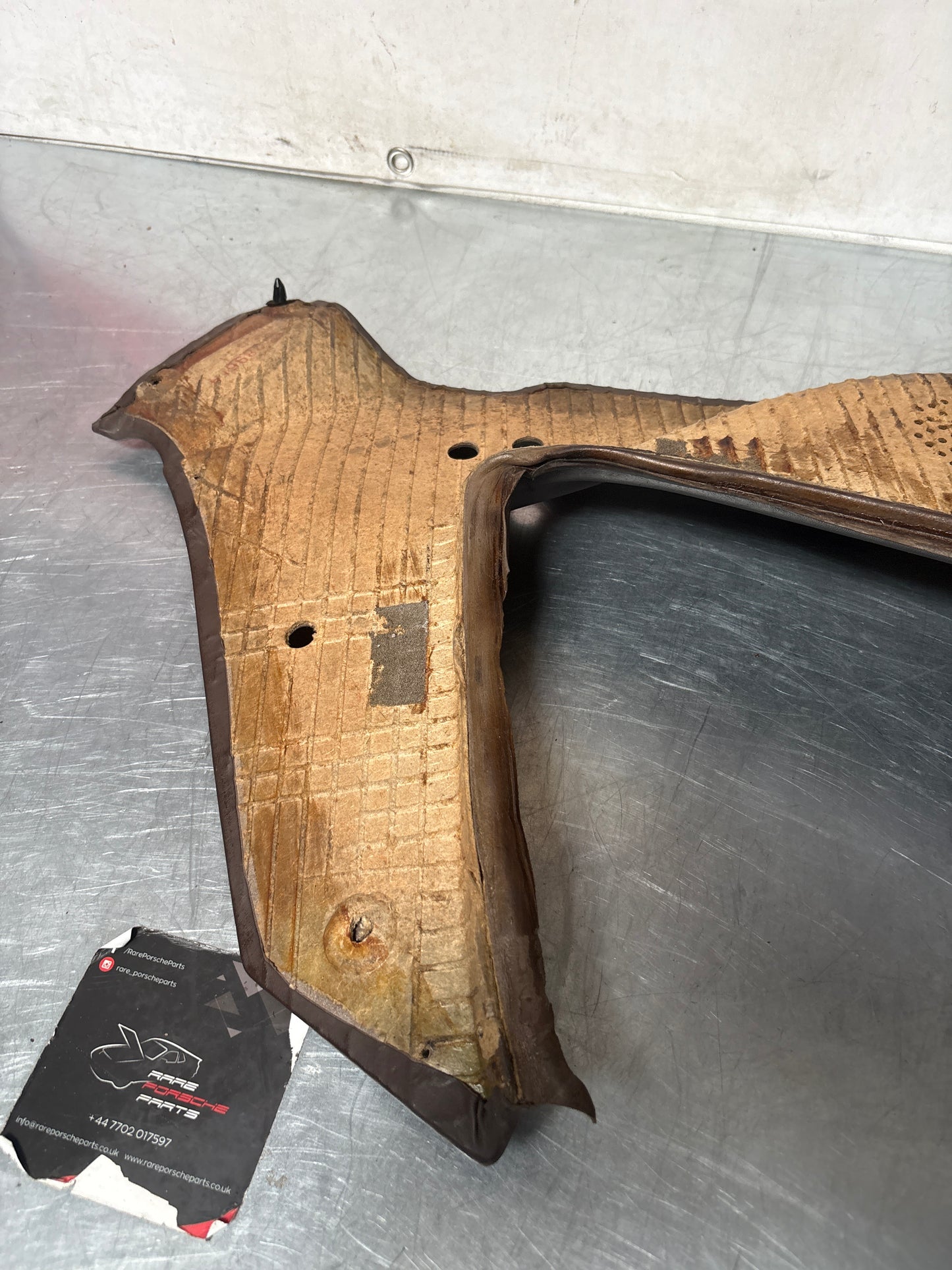 Porsche 944 924 brown rear interior C Post trims/cards. Quarter panel trim used 94455502101 94455502201