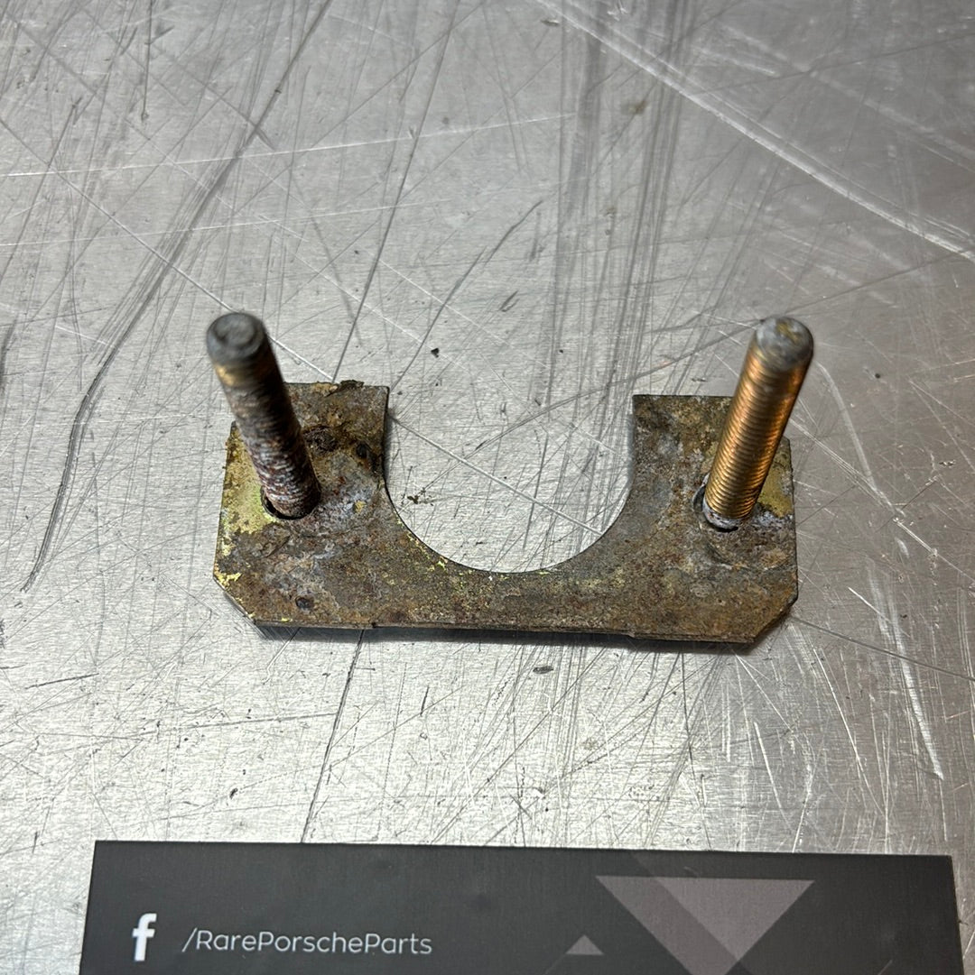 Porsche 924 944 rear hatch lock retaining reinforcement plate 95151244700, used