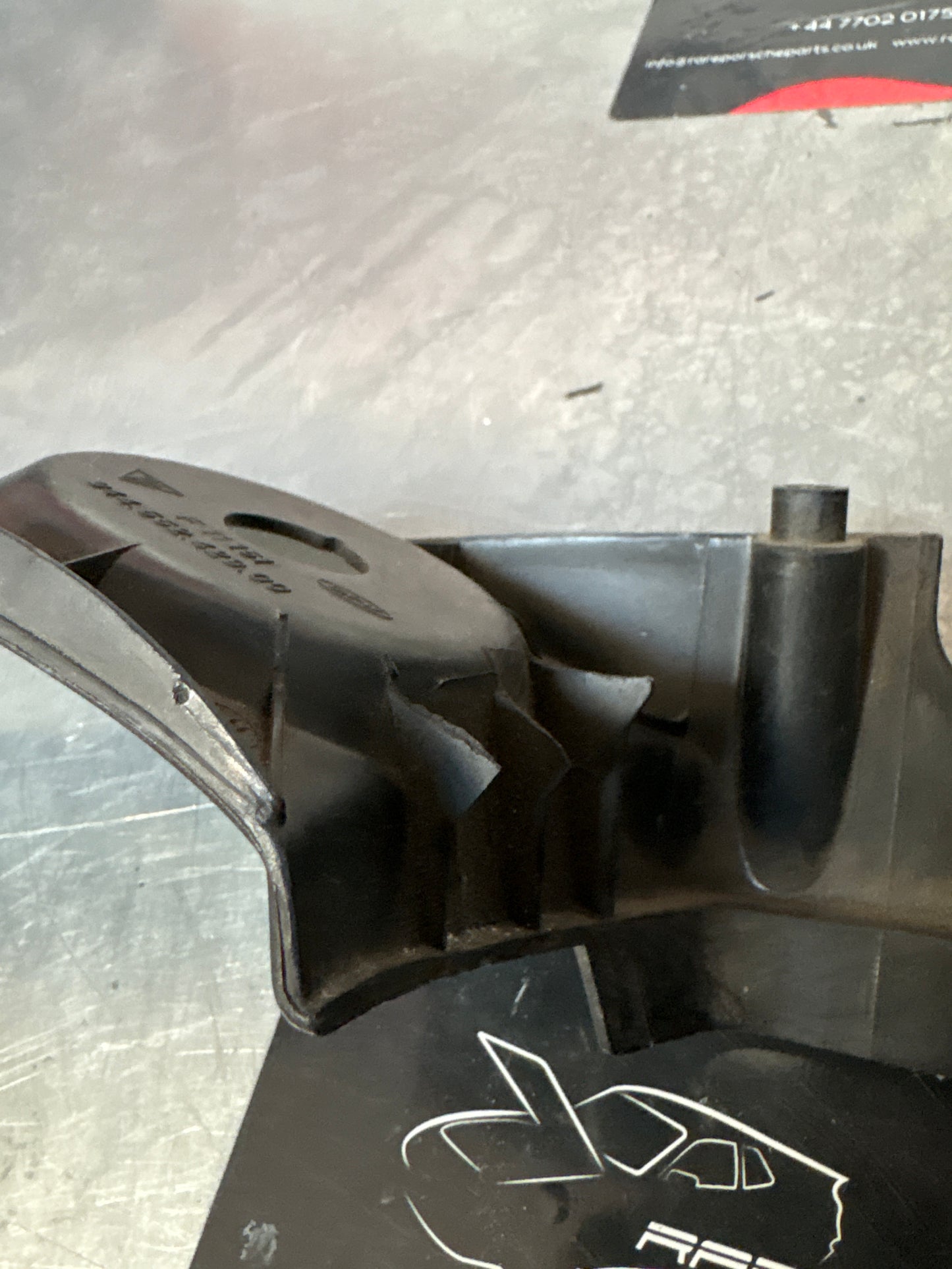 Porsche 944 Turbo S2 / 968 Left side steering wheel dash trim bezel, used, check the photos for damages! 94455242900