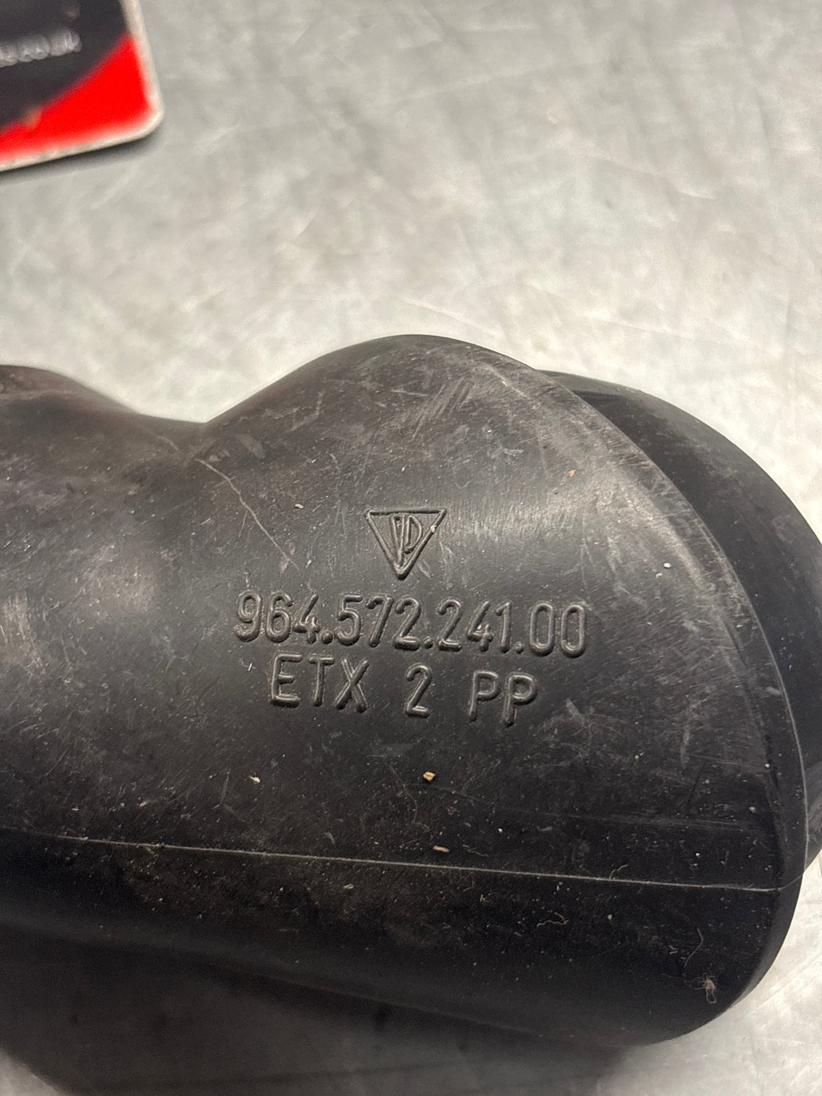 Porsche 911 964 air duct guide, used 96457224100