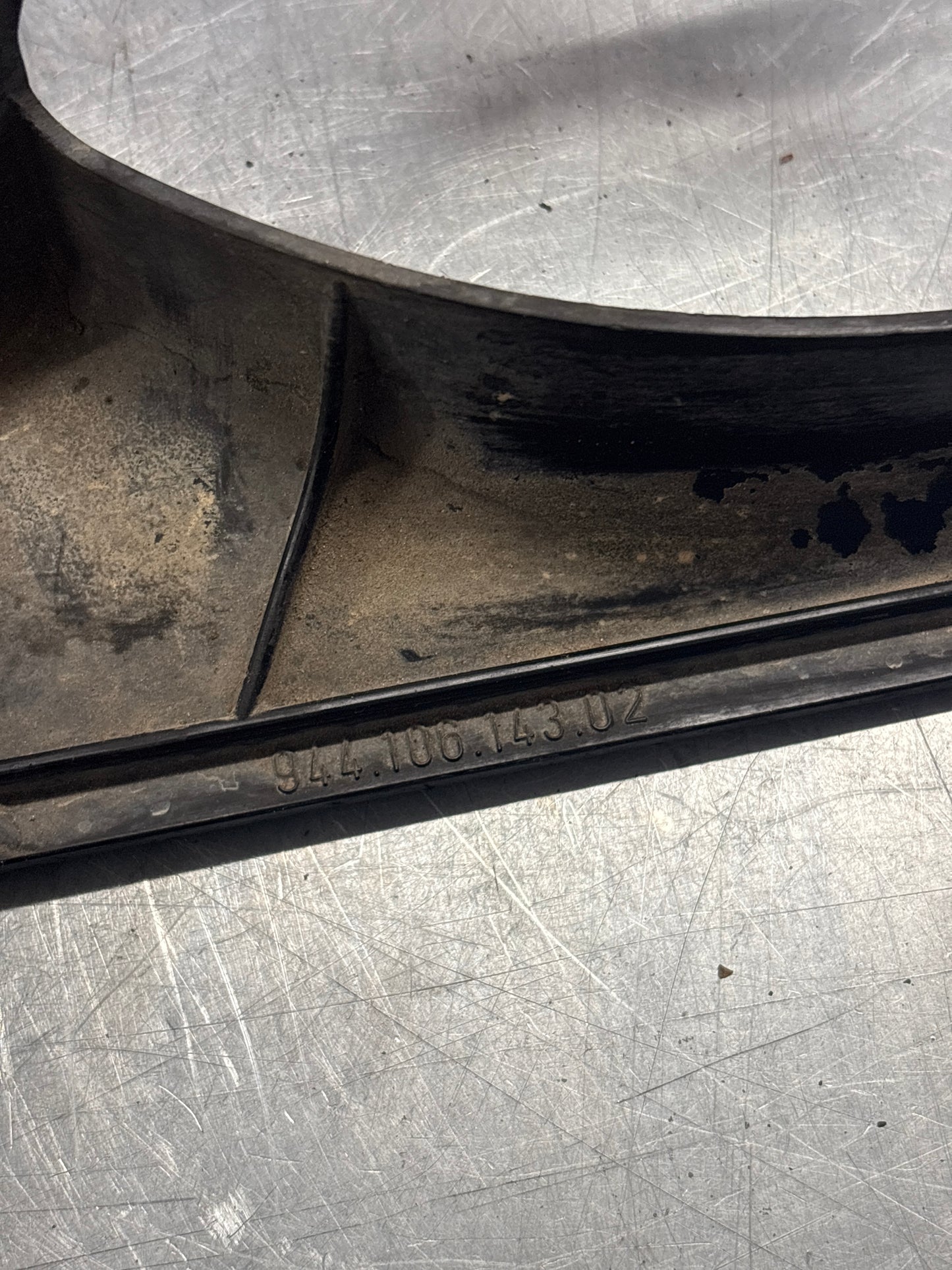 Porsche 944 Radiator Fan housing, used 94410614302