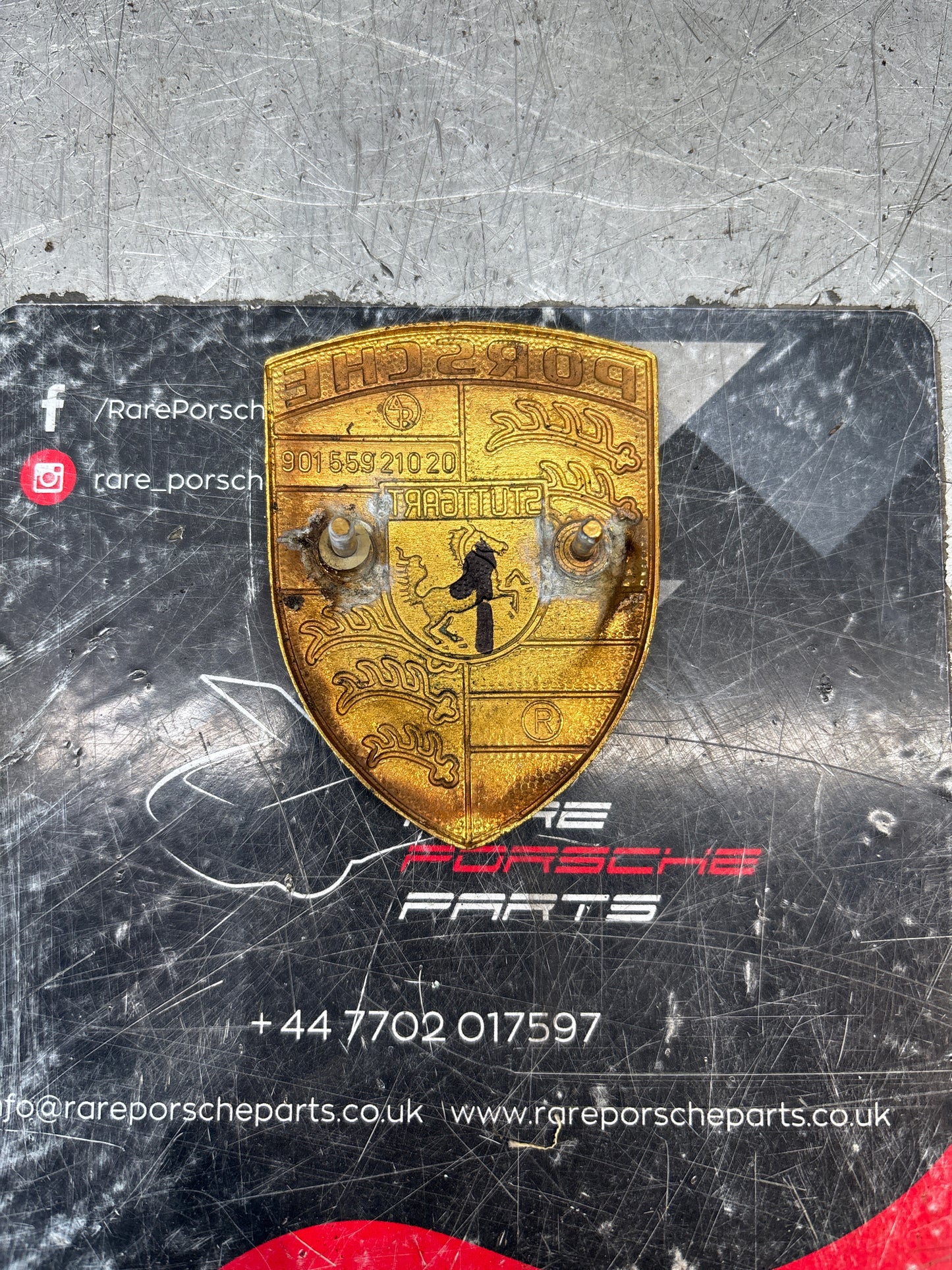 Porsche 944/924/911 front panel badge used