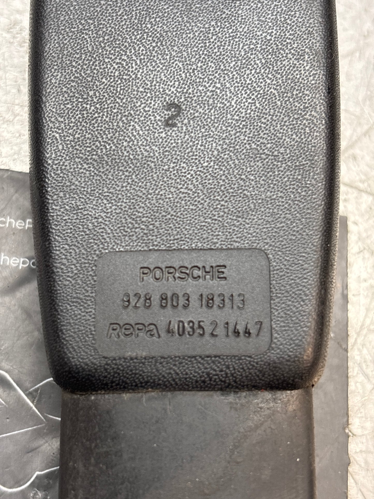 Porsche 924 944 928 seat belt anchor clasp retainer 92880318313 spares or repair