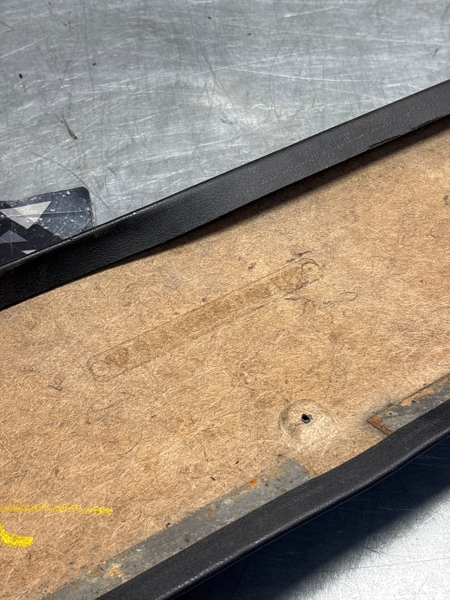 Porsche 924 944 sunroof mechanism trim panel Black 1984 onwards 94455594100