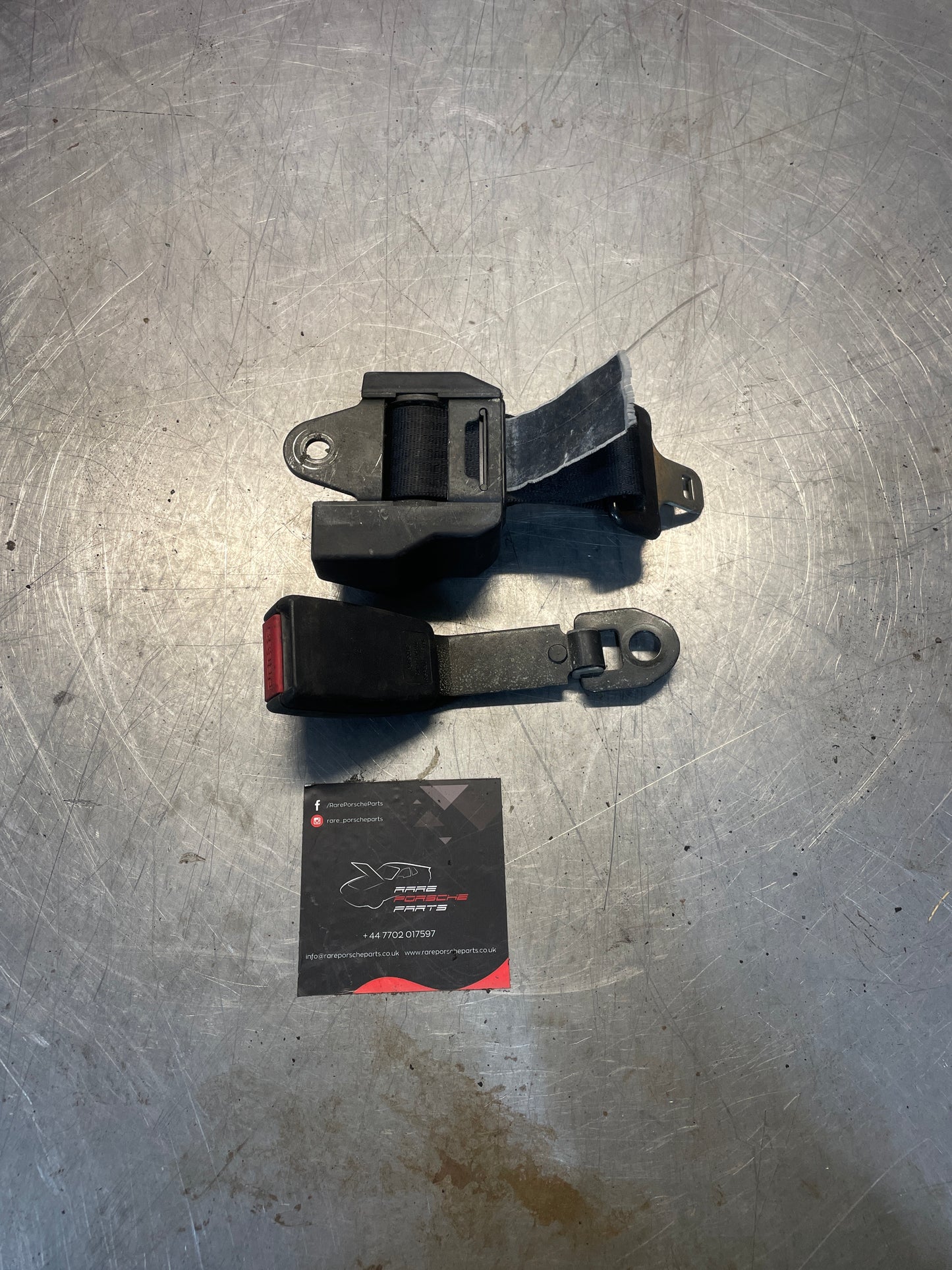 Porsche 928 S4 rear left seat belt, used 92880309102