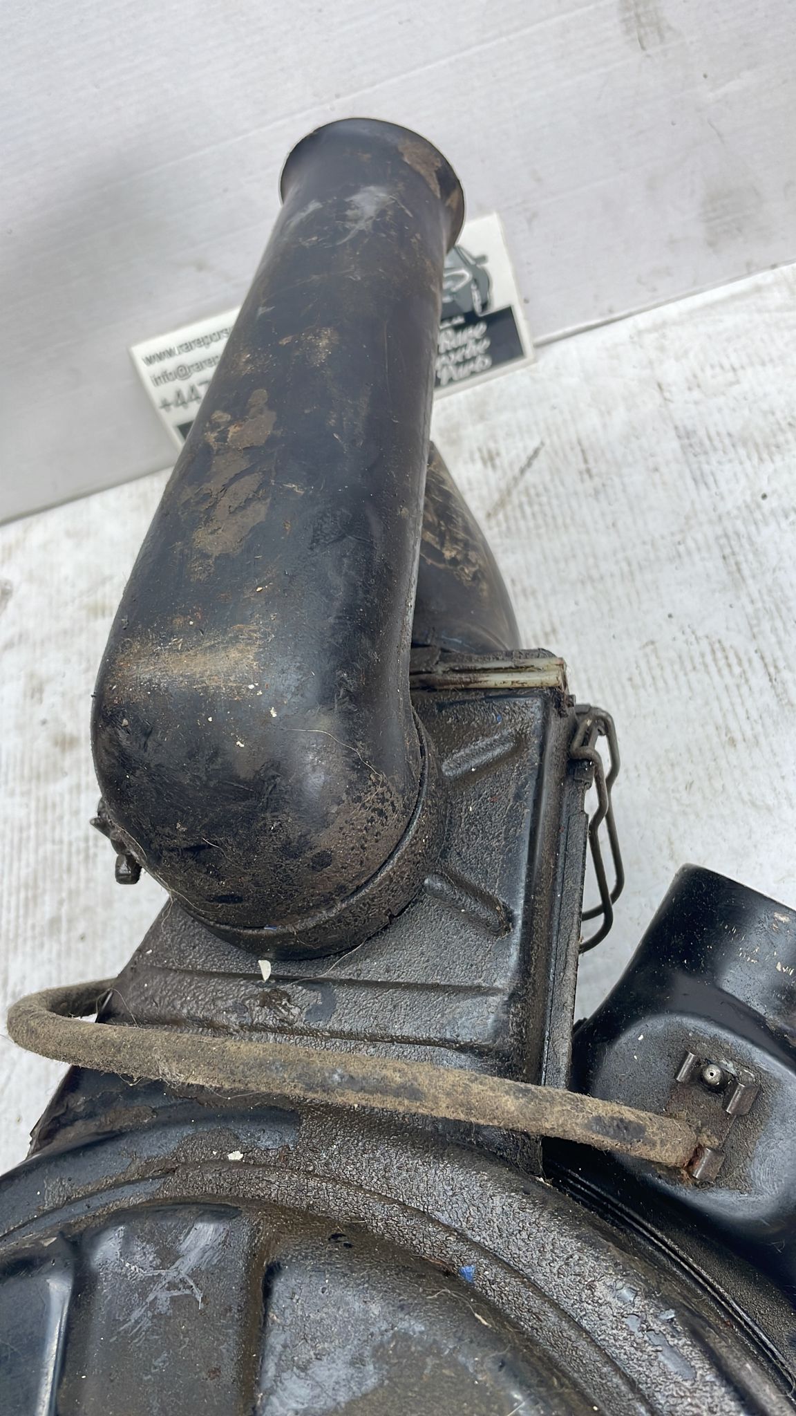 Porsche 914 oil bath air cleaner assembly, used 022129607E