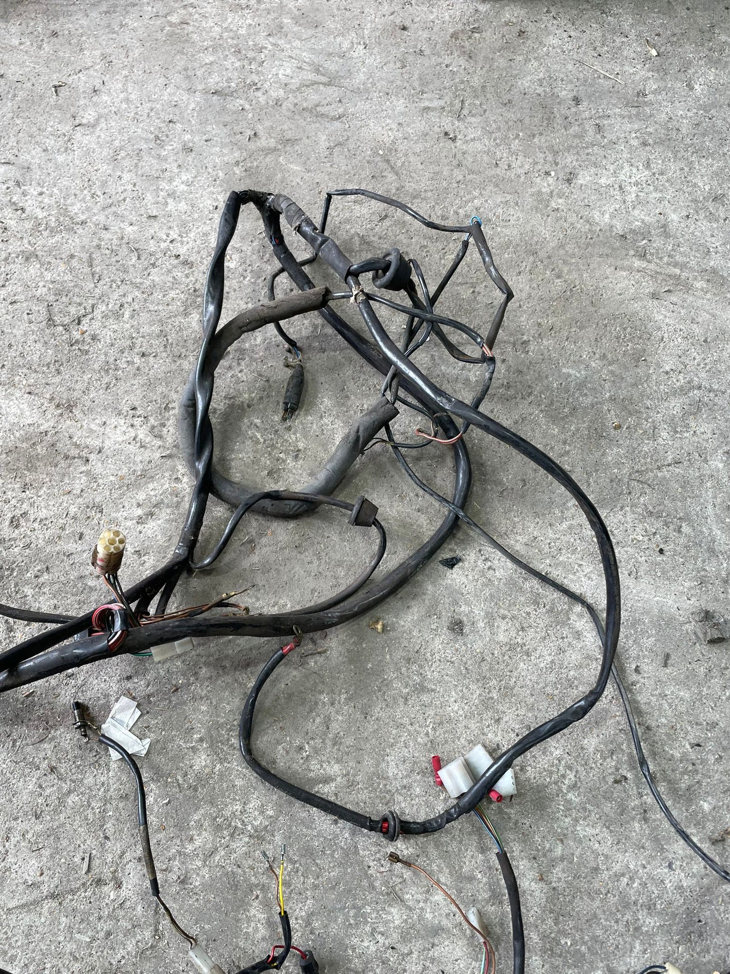 Porsche 928 S2 1986 interior wiring harness, loom, rear section, from a LHD car, used 92861200426