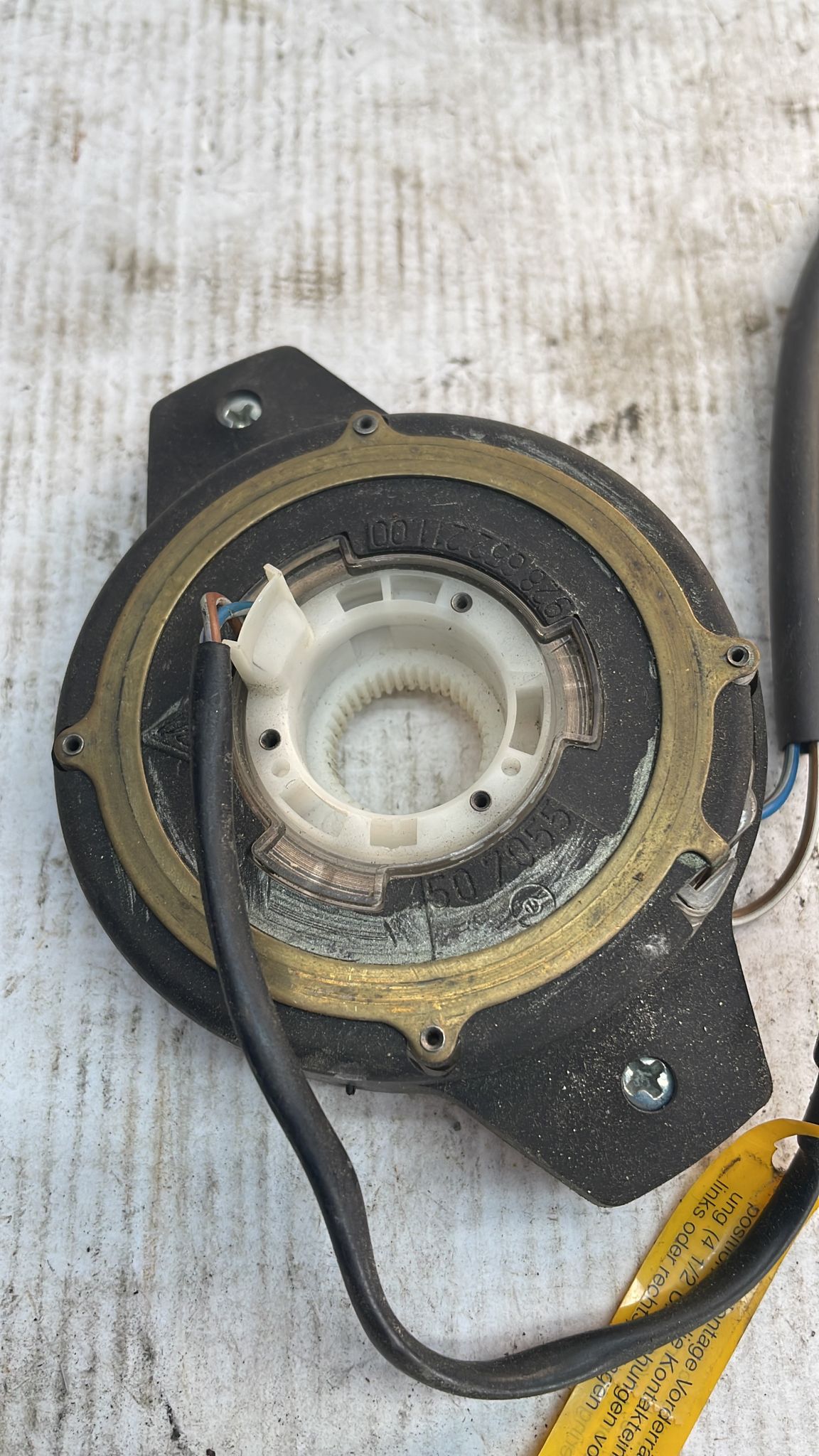 Porsche 928 Steering Column Contact ring, used 92865221100