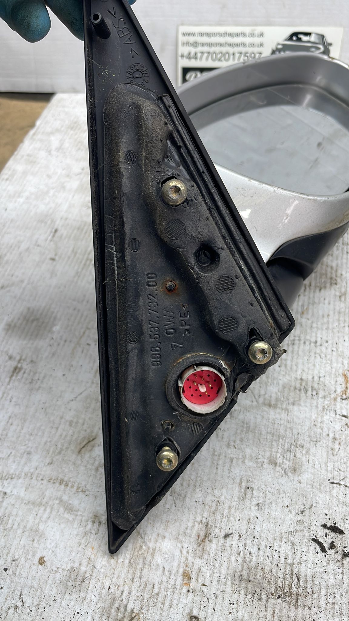 Porsche Boxster 986 Right O/S wing Mirror used 99653773200