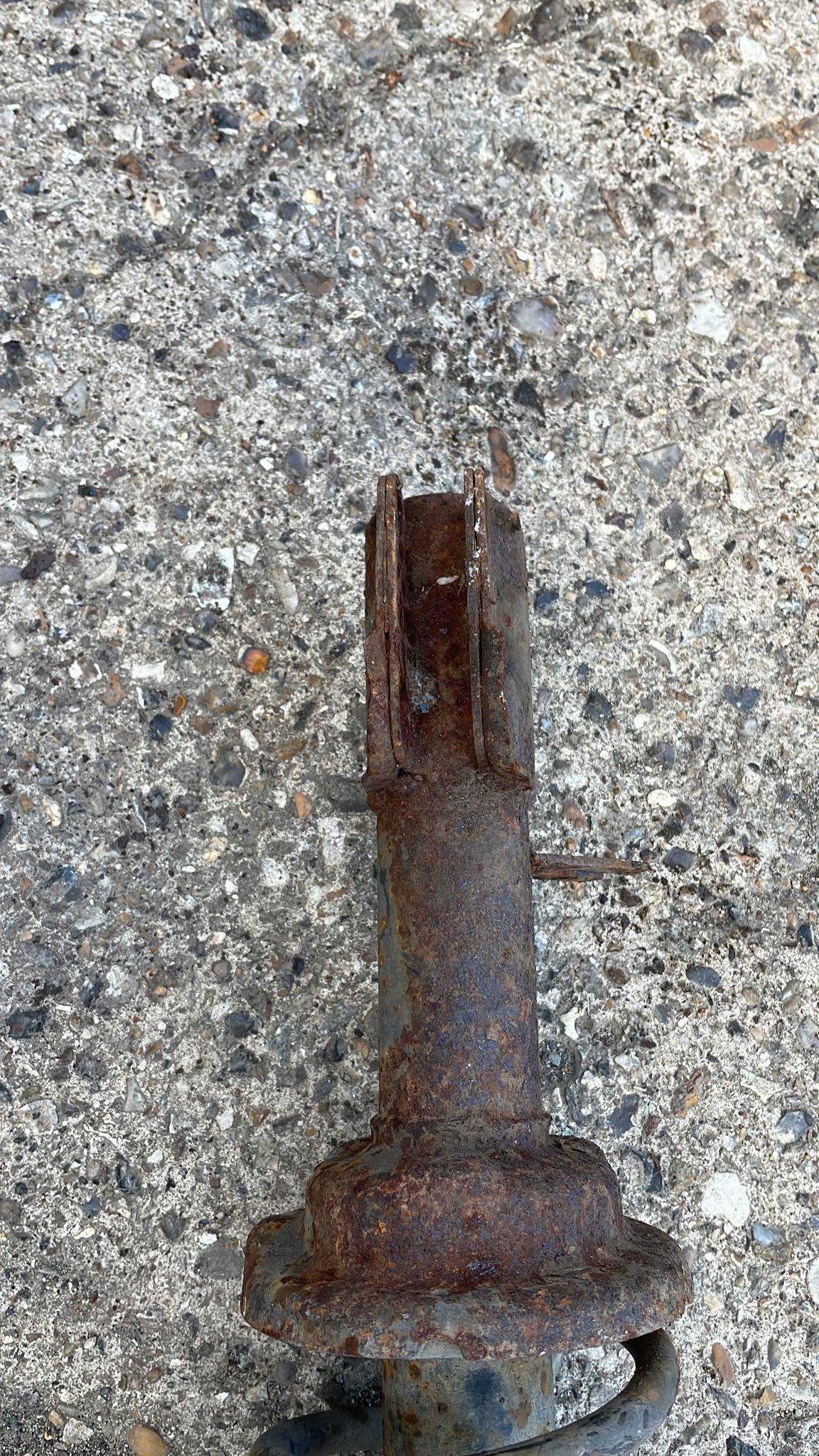 Porsche 944 early, 924S left suspension leg, used, spares or repair