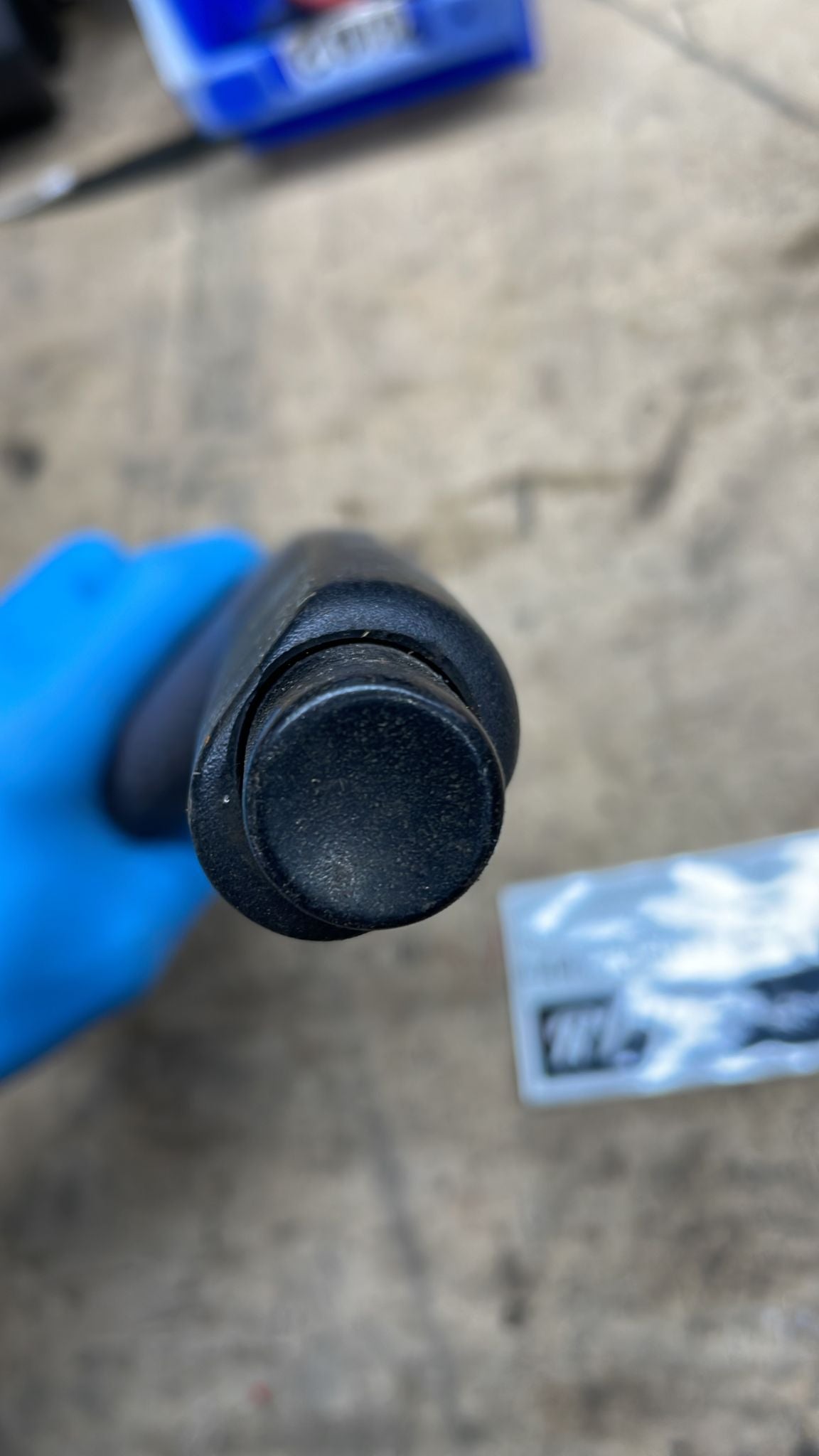 Porsche 944 handbrake lever from 85.5 grey, used