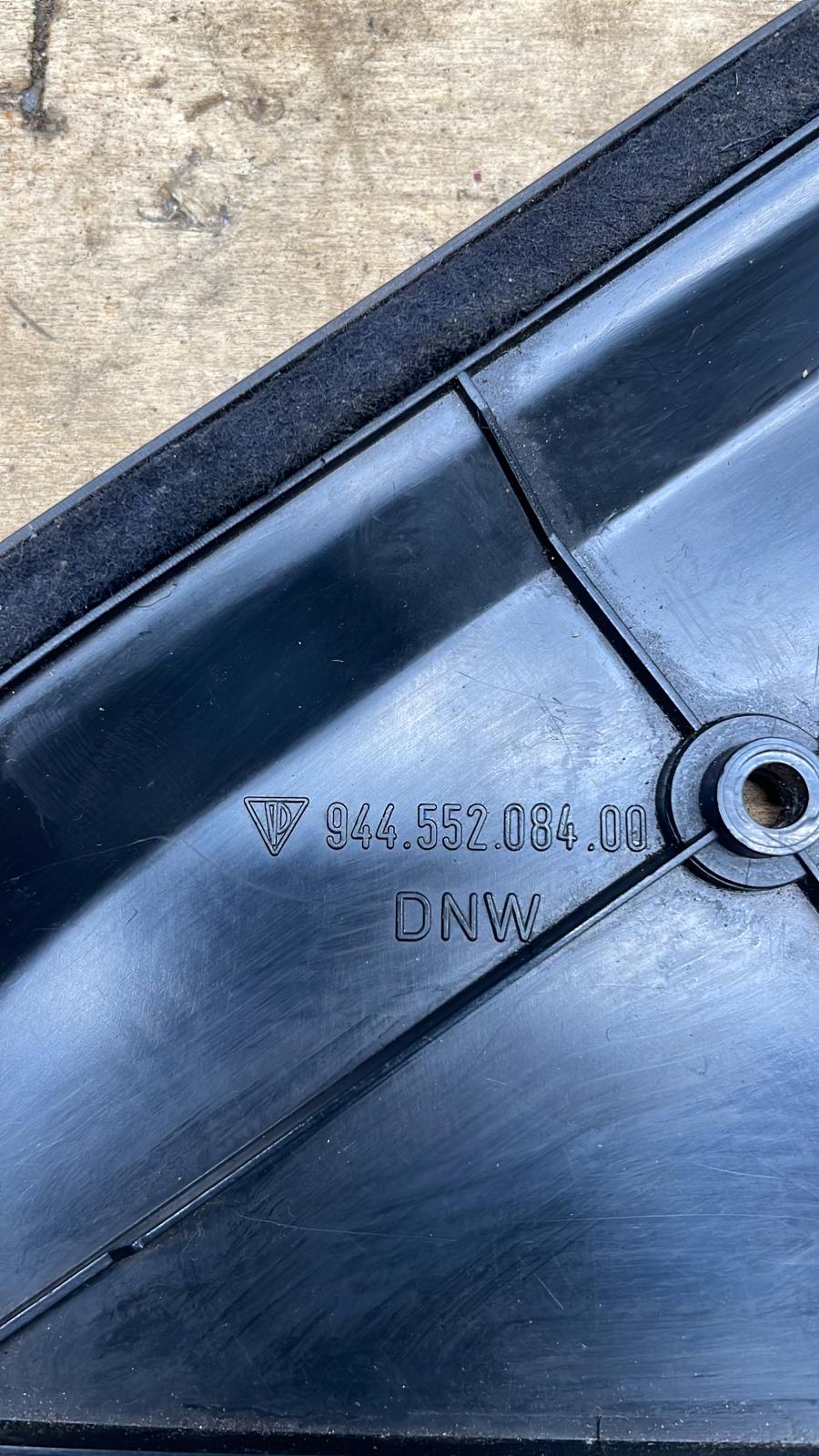 Porsche 944 right dashboard end cap 94455208400 used