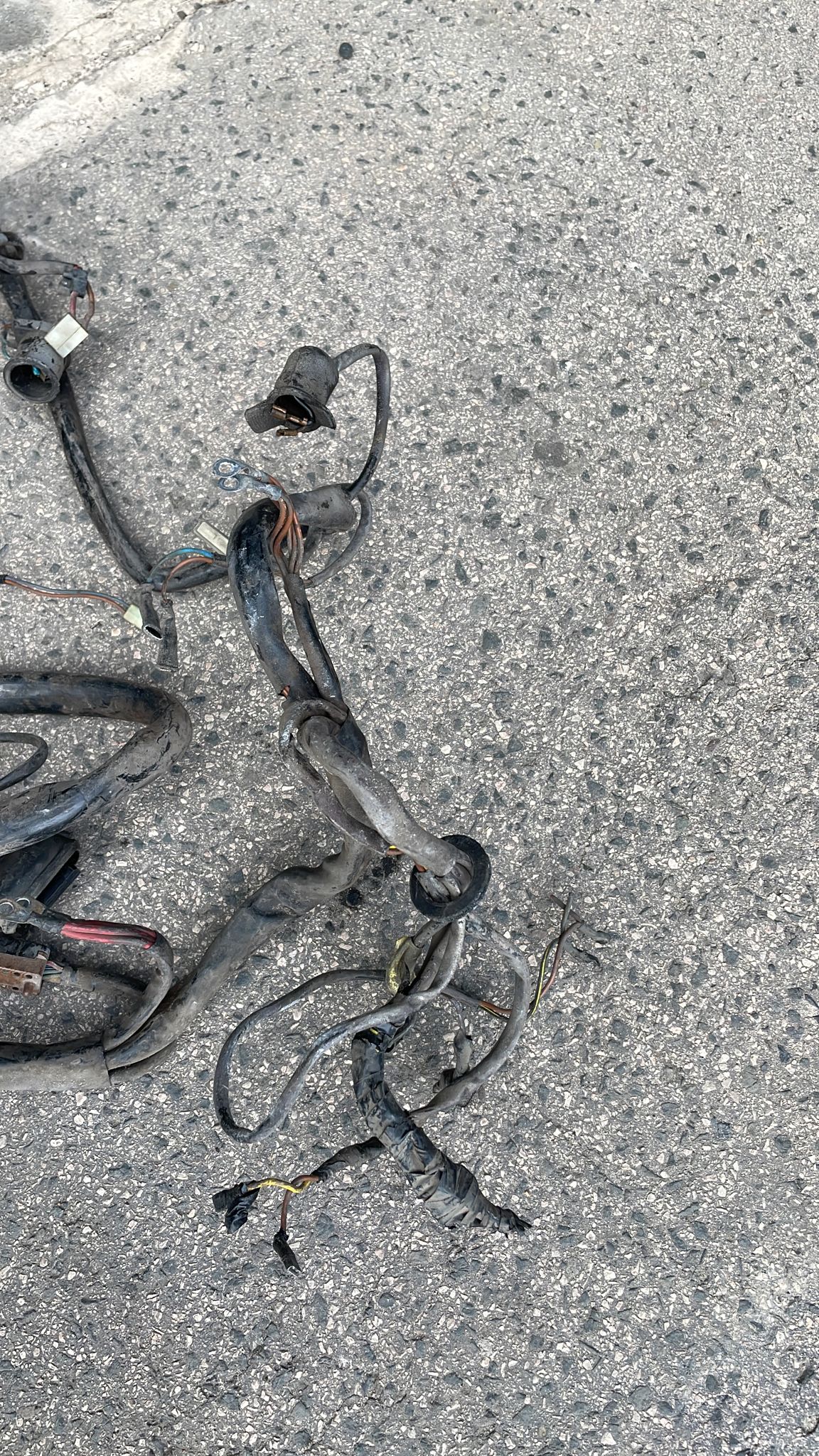 Porsche 928 engine bay wiring loom, LHD spares or repair 001