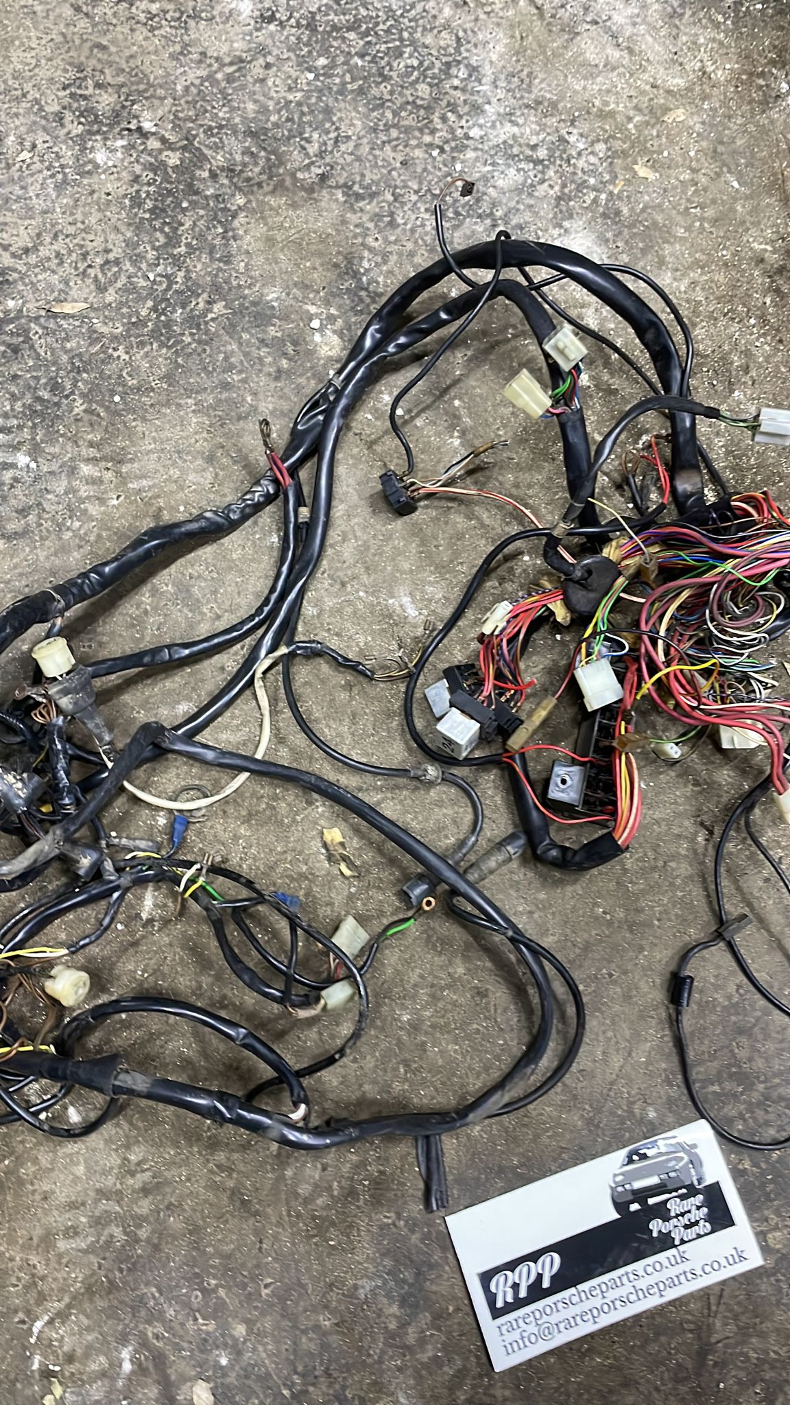 Porsche 944 1985 square dash engine bay wiring loom , used