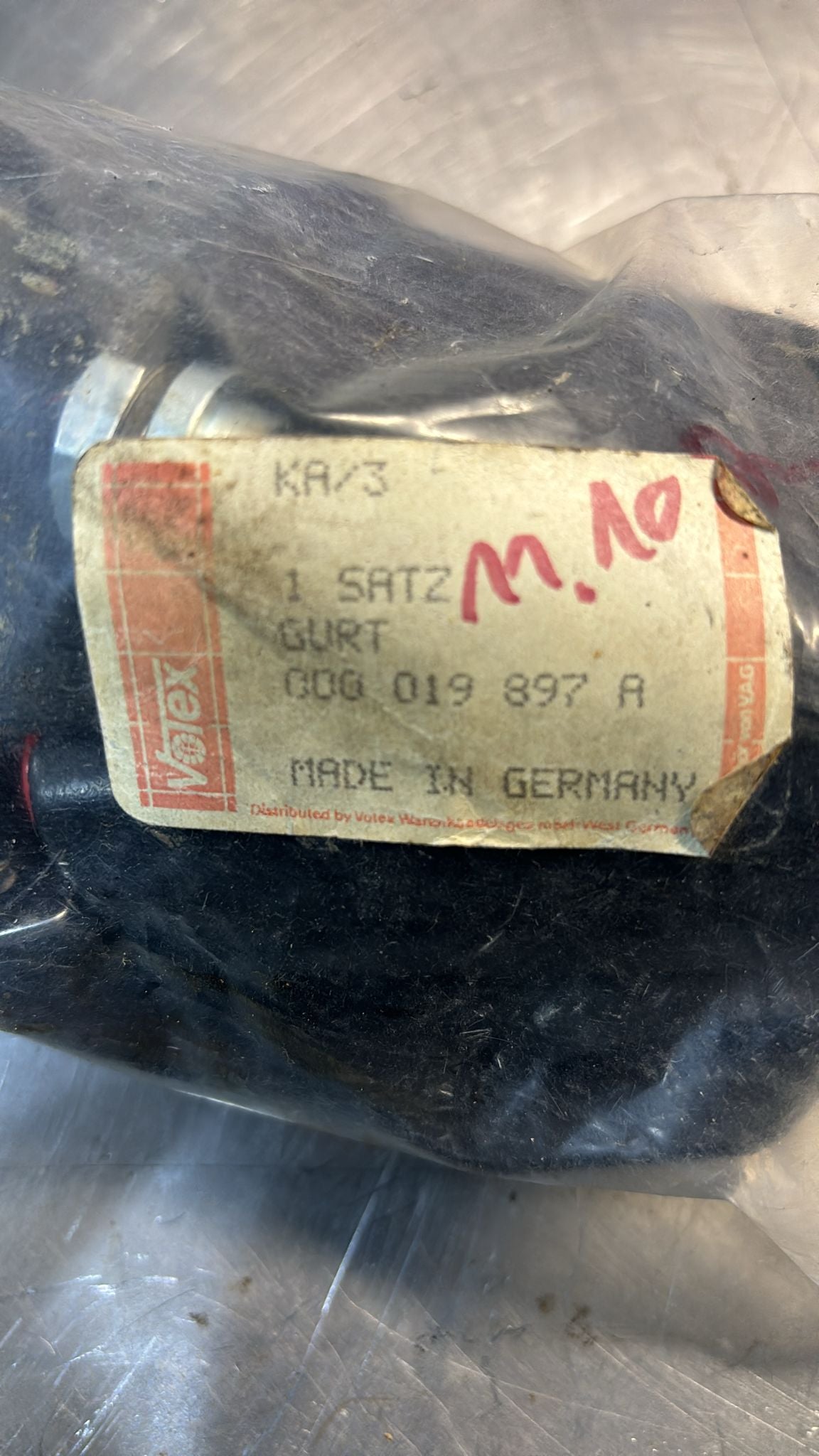 Porsche 924 2 point seat belt for rear seats, new 000019897A