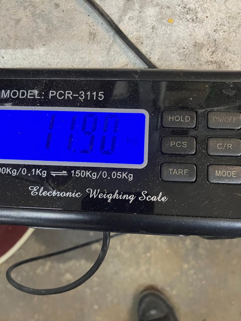 Porsche 928 rear exhaust box, used 92811109701