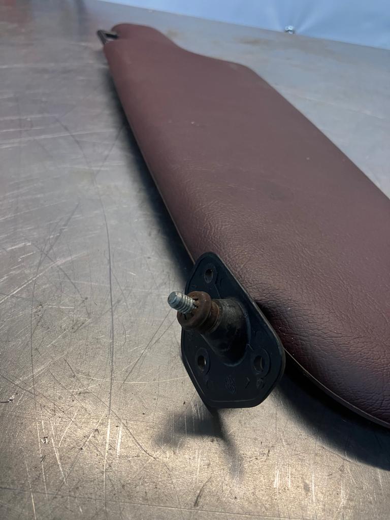 Porsche 928 brown sun visor, used left 92873123801