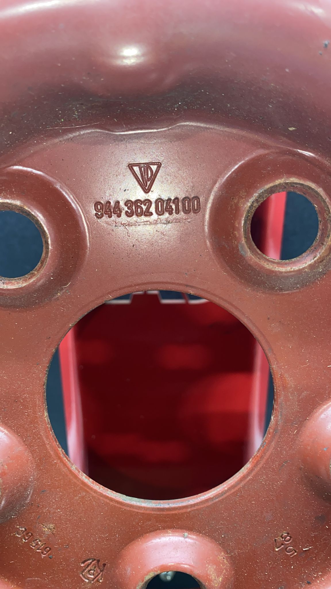 Porsche 944 Steel Spare Wheel and tyre, used 94436204100