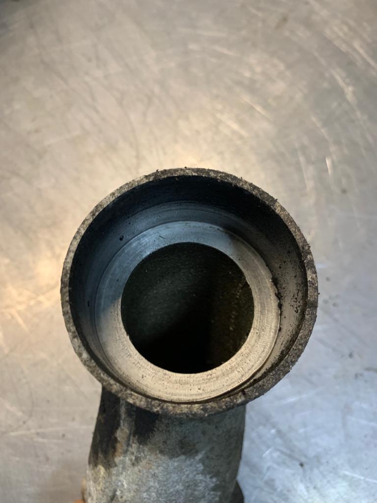 Porsche 924 turbo charge air pipe, used 931110160011R