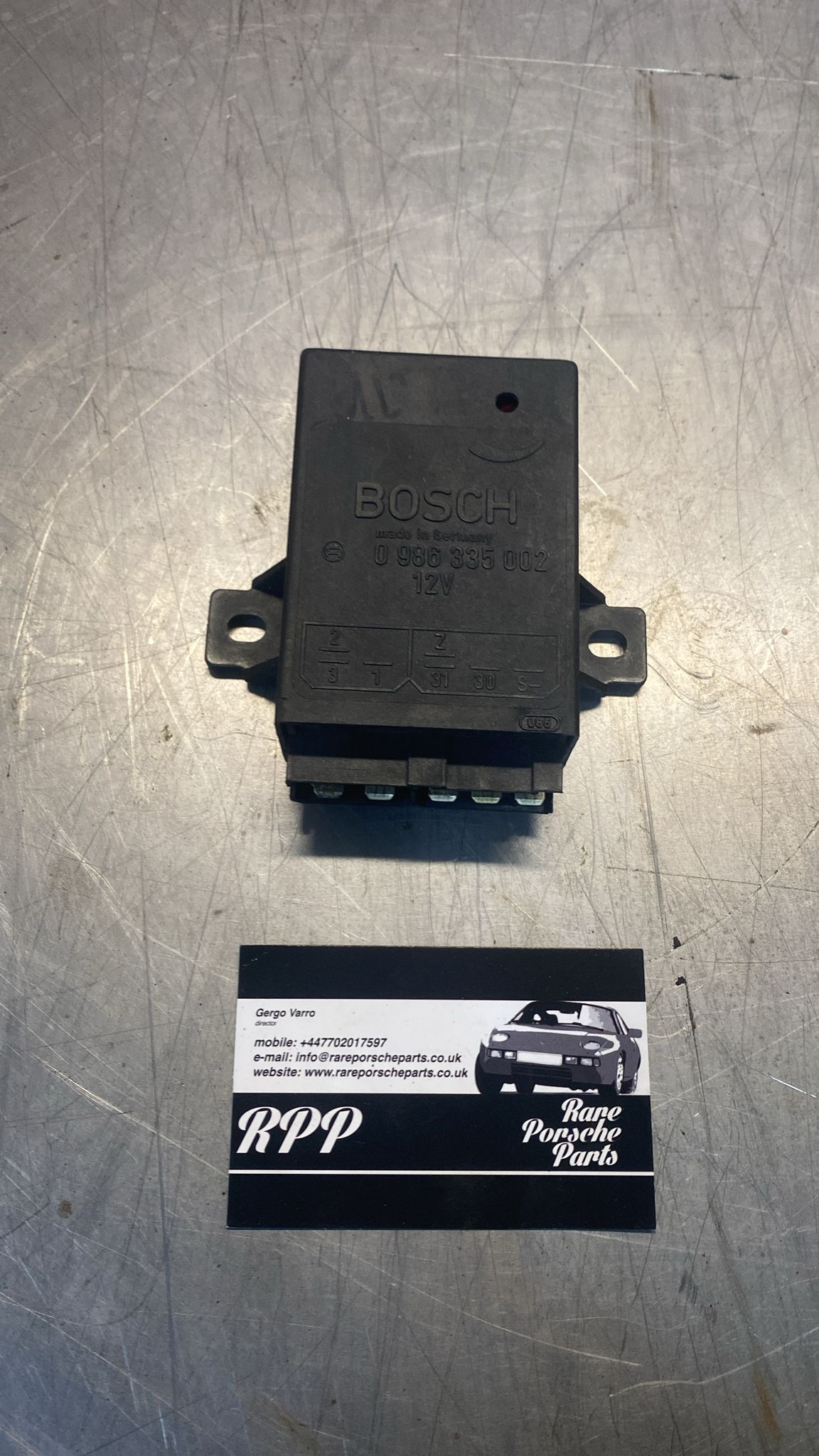VW Audi Porsche Mercedes BMW BOSCH Alarm Relay 0986335002