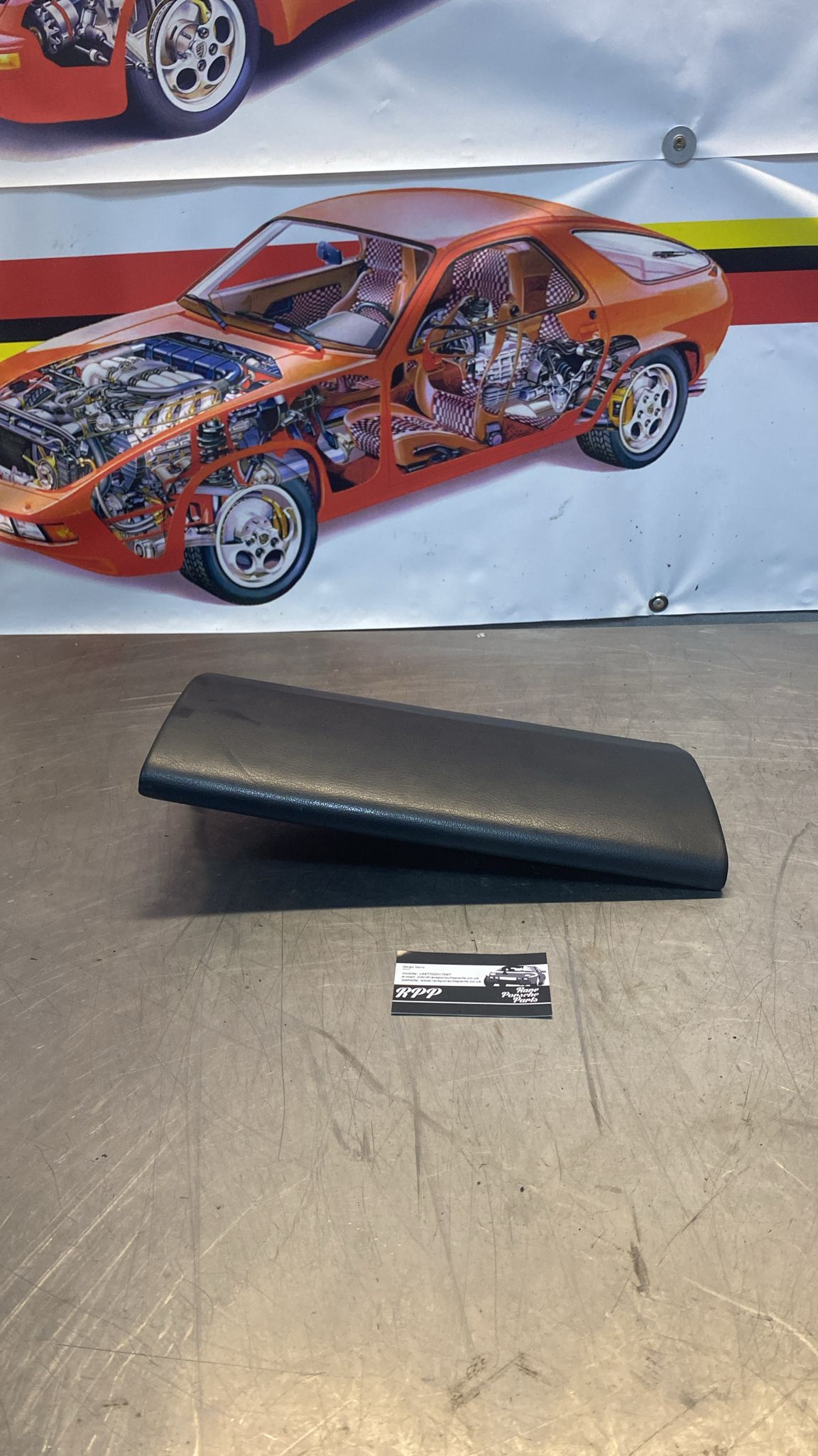 Porsche 944 glove box lid, from 85.5 blue for LHD cars 94455212302G12