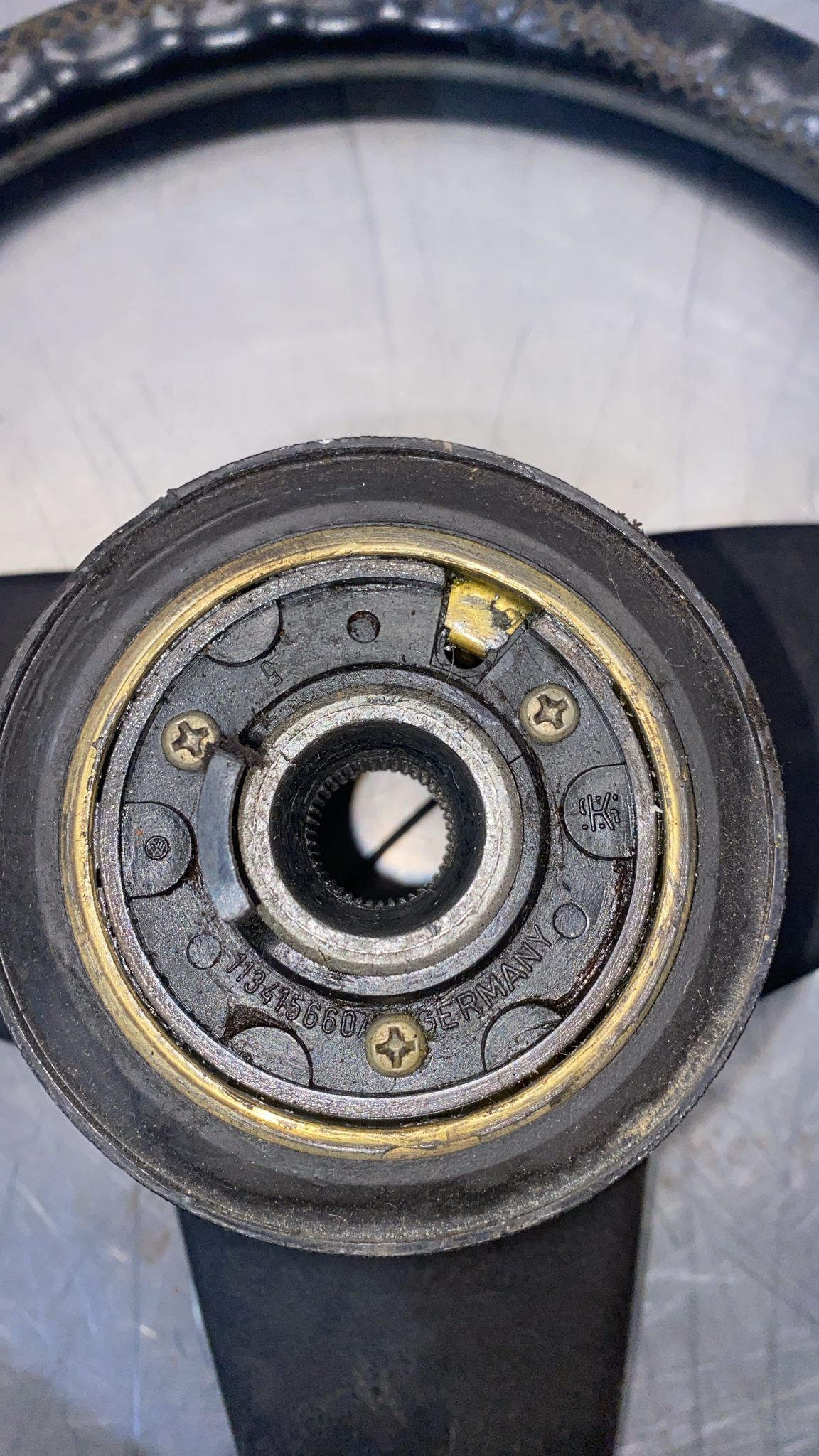 Porsche 924 / 944 3 spoke steering wheel, used