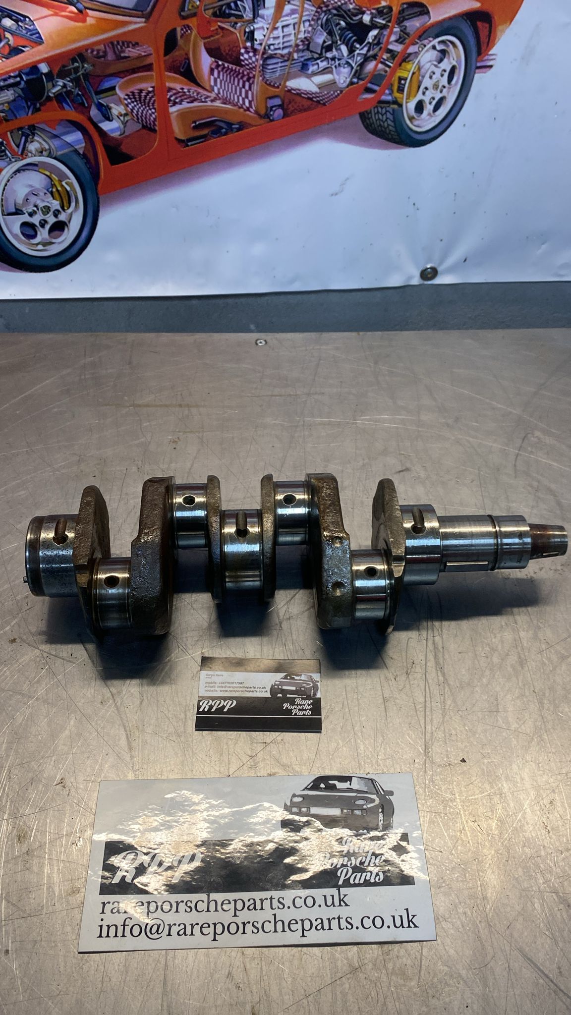 Porsche 914 1.7 crankshaft, 021105101, used