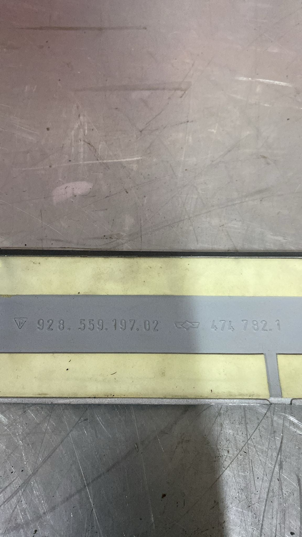 Porsche 928 S4 Driver Side Right Lower Door Trim 92855919702, used