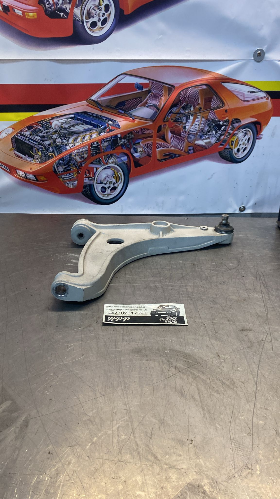 Porsche 944 Arm Suspension Front Right, used 94434115002