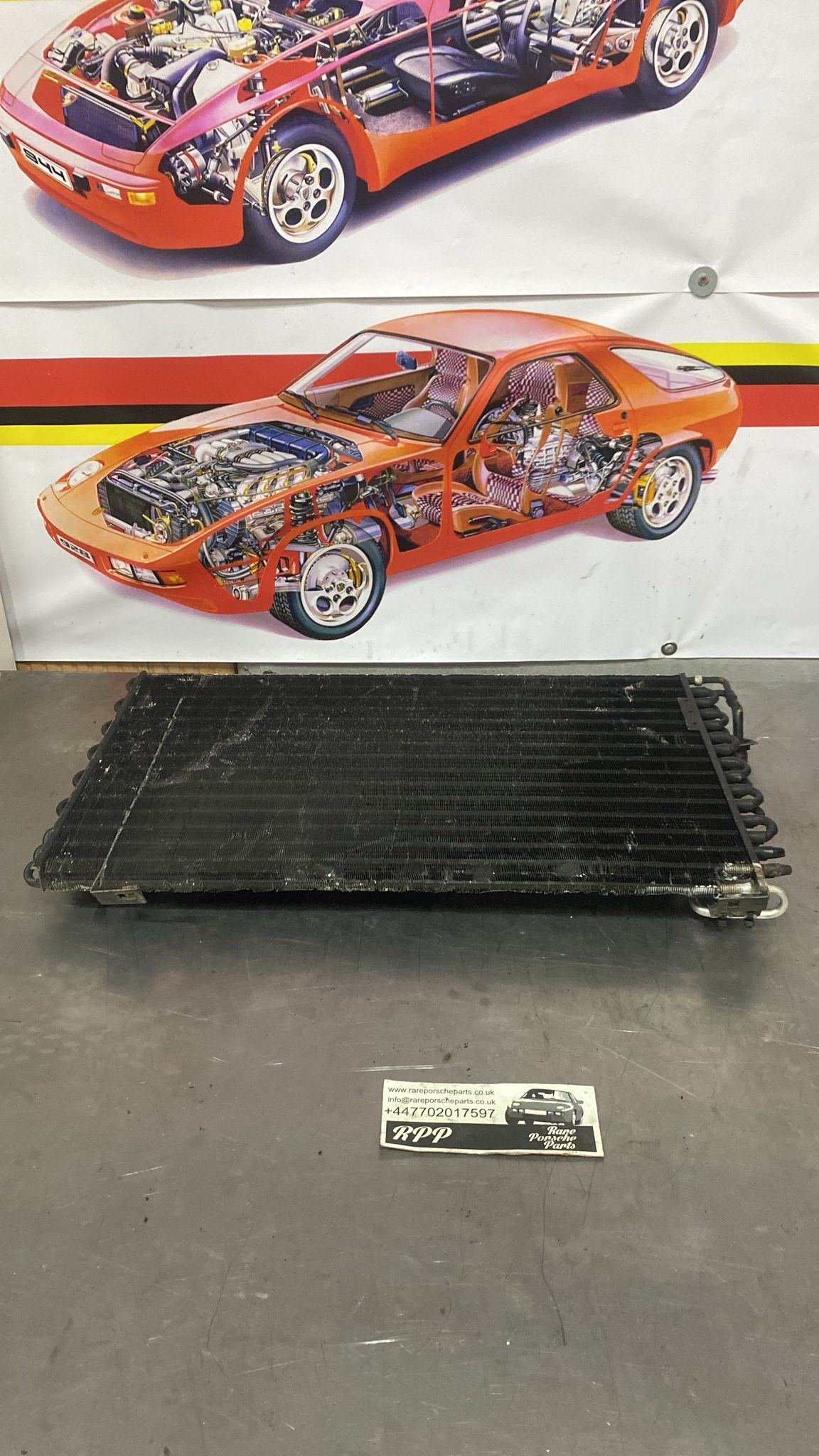 Condensatore aria condizionata Porsche 928, usato Testato e riparato