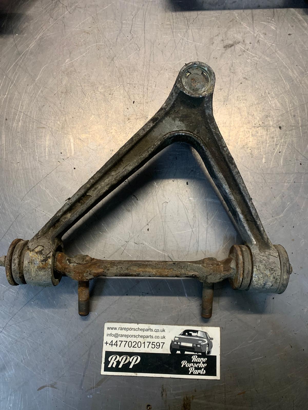 Porsche 928 front upper right control arm, used 92834145822