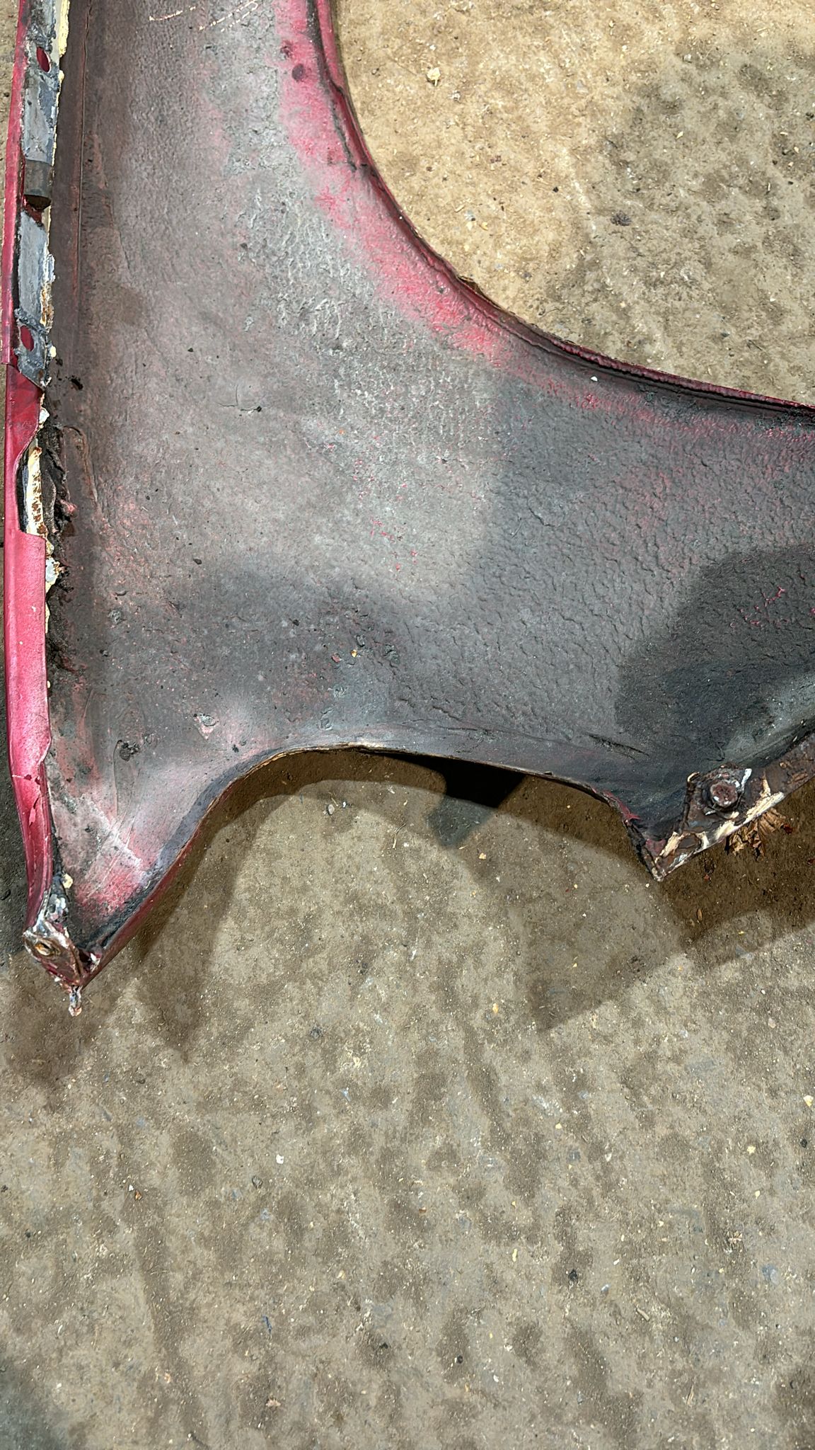 Pannello di riparazione dell'ala anteriore destra della Porsche 924