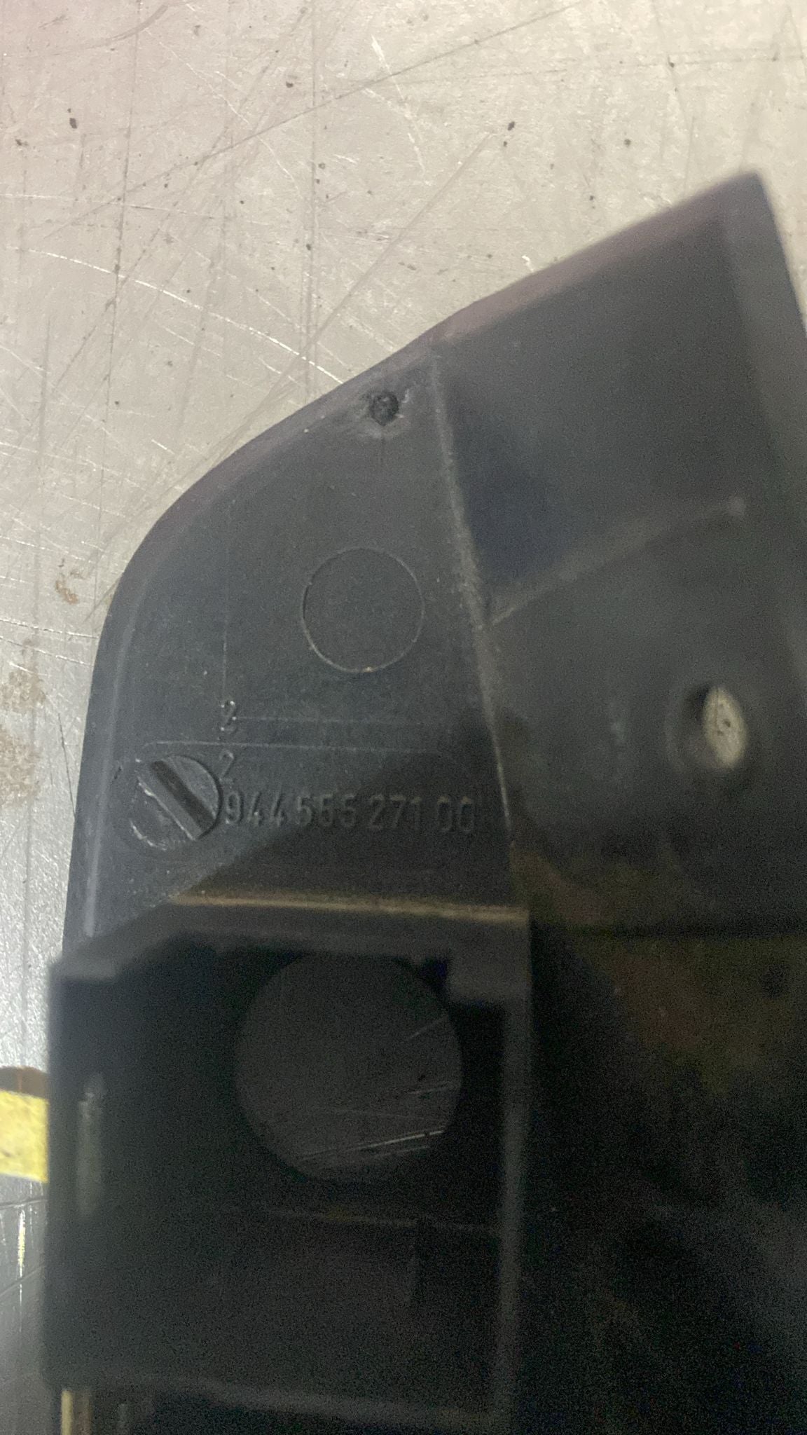 Porsche 944 Left LHD driver Window Switch housing without buttons, used 94455527100