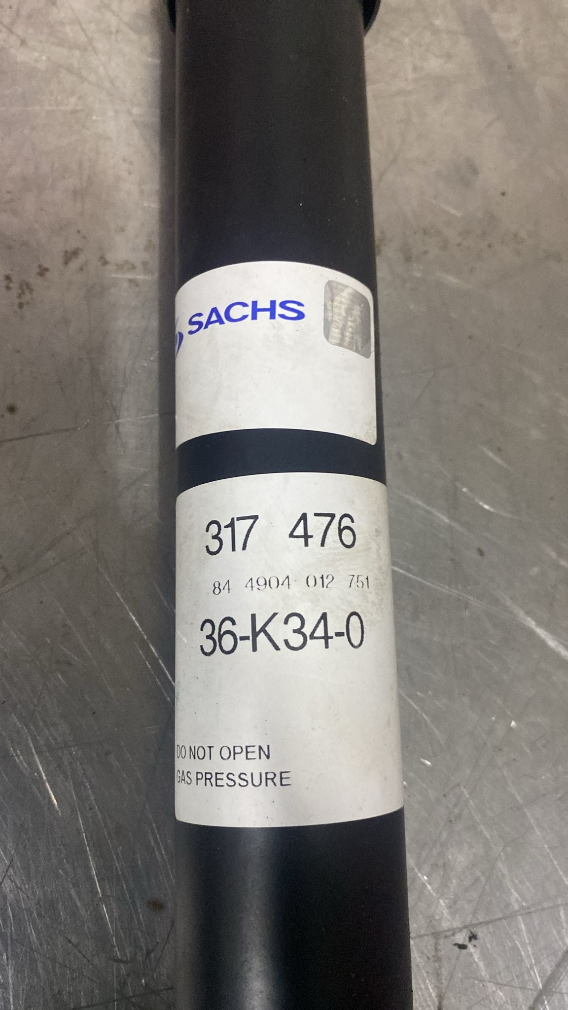 Porsche 924 Turbo, 944 -85.5 Sachs Rear Shock Absorber Right For Porsche 36-K34-0 / 84 4904 012 751 New
