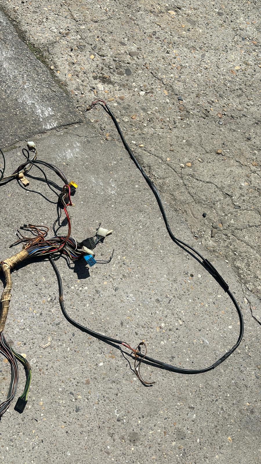 Porsche 924 1976 interior complete wiring loom LHD