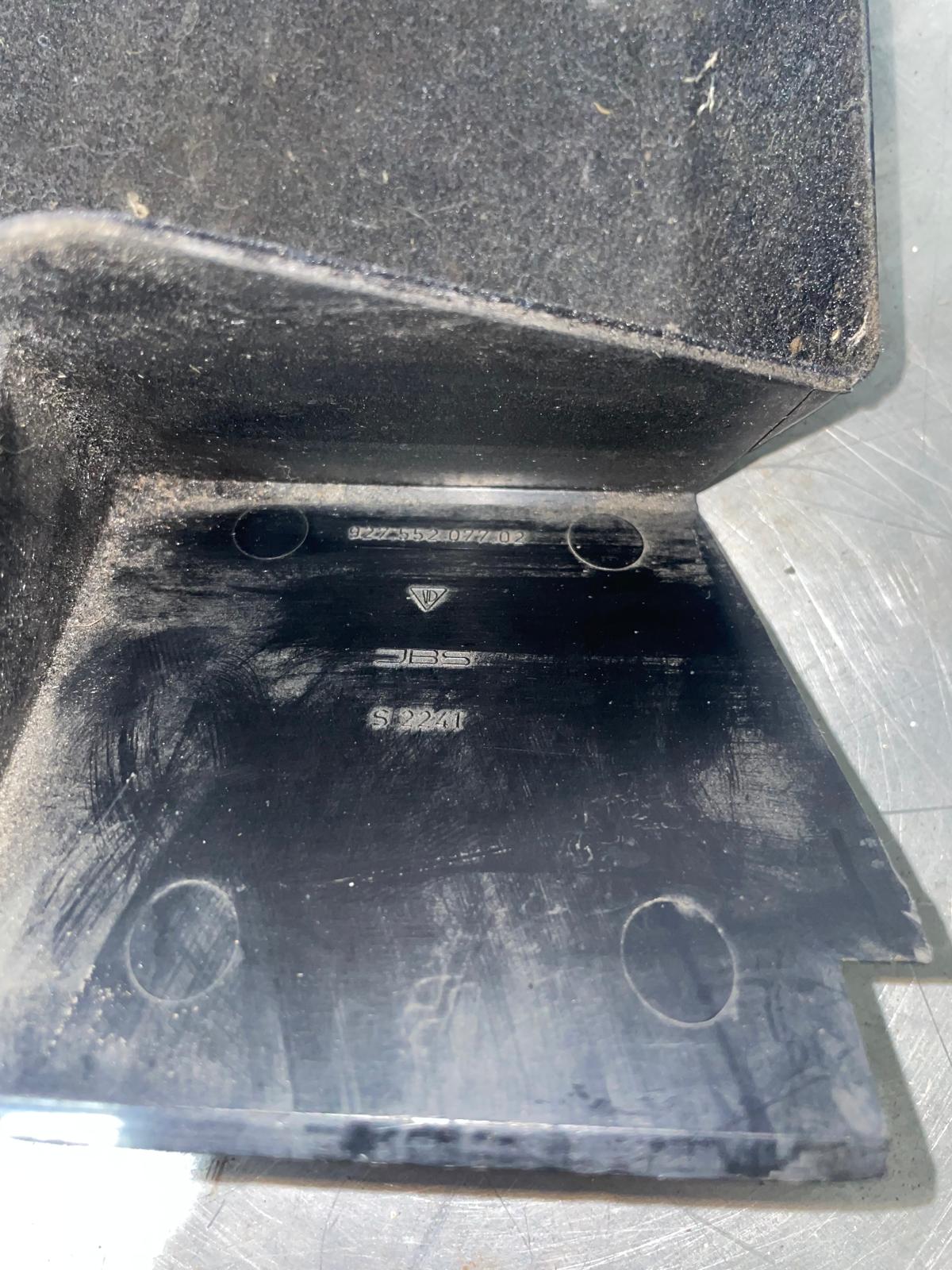 Porsche 928 passenger side under dash storage tray, used burgundy 92755207702