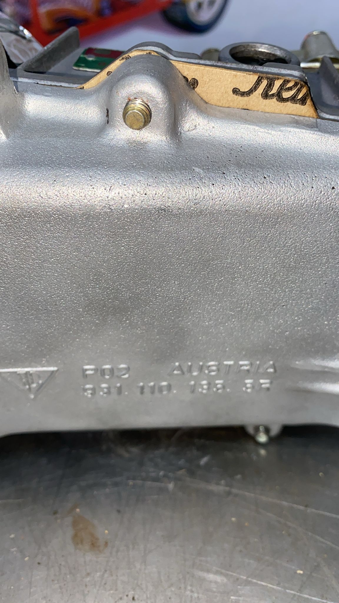 Porsche 924 Turbo fuel metering head with air flow meter, 0438100047 / 0438120091 / 9311101355R, refurbished