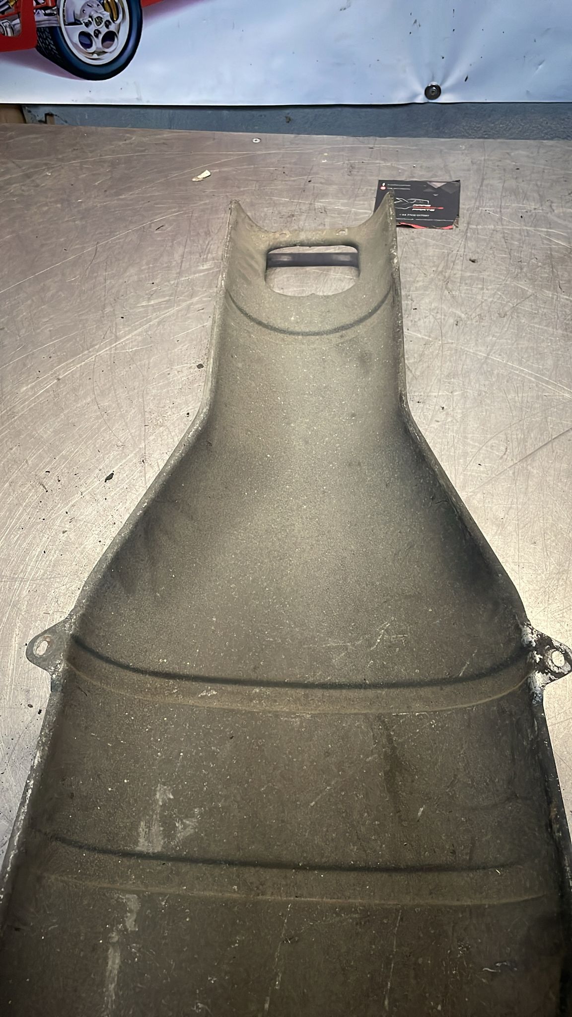 Porsche 928 heat protection plate, 92850449101, used