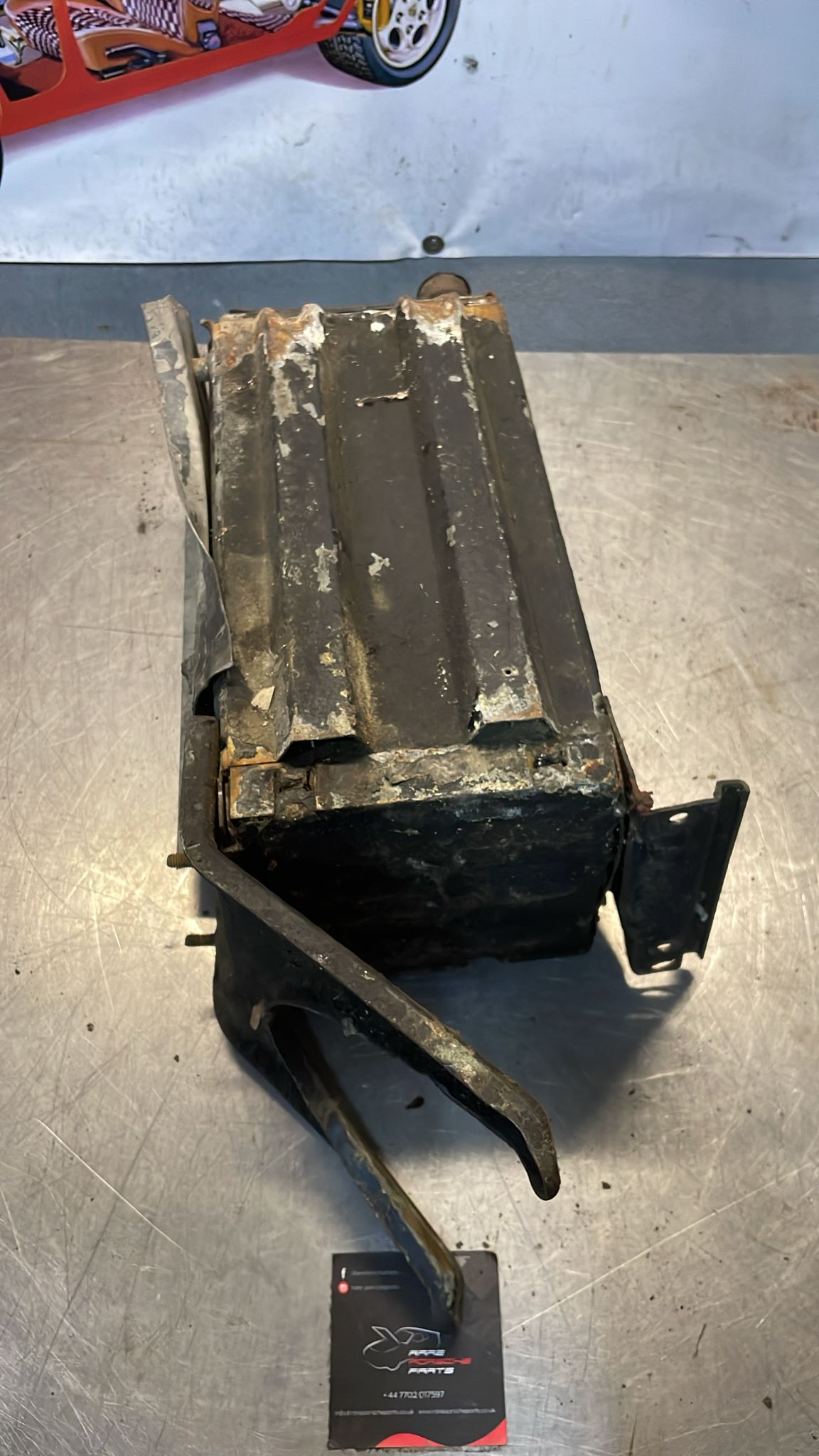 Porsche 928 battery tray, early type, -79 92850180502, used