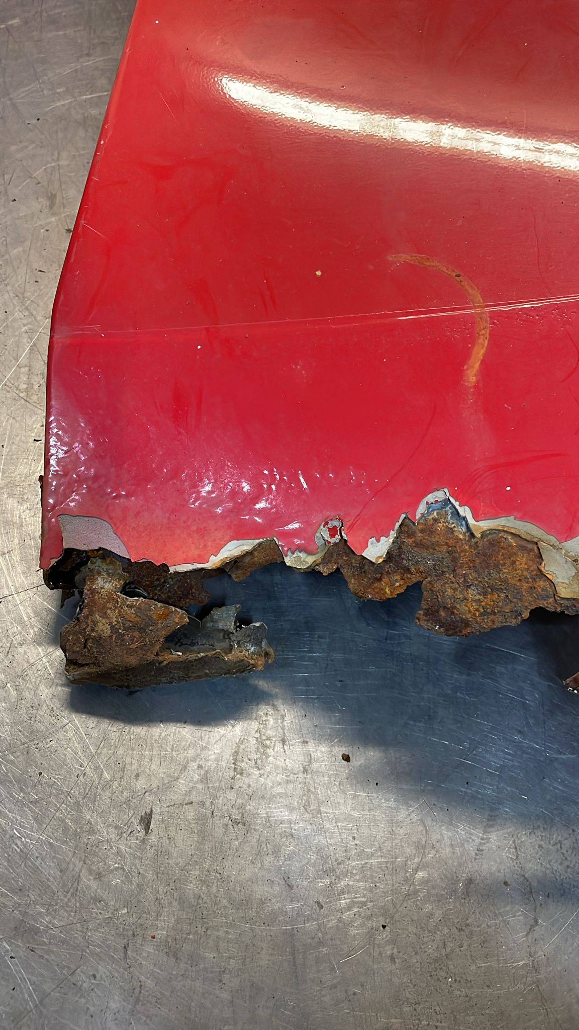 Porsche 944 S2 Turbo right front wing in need of repair, 95150302203 spares or repair