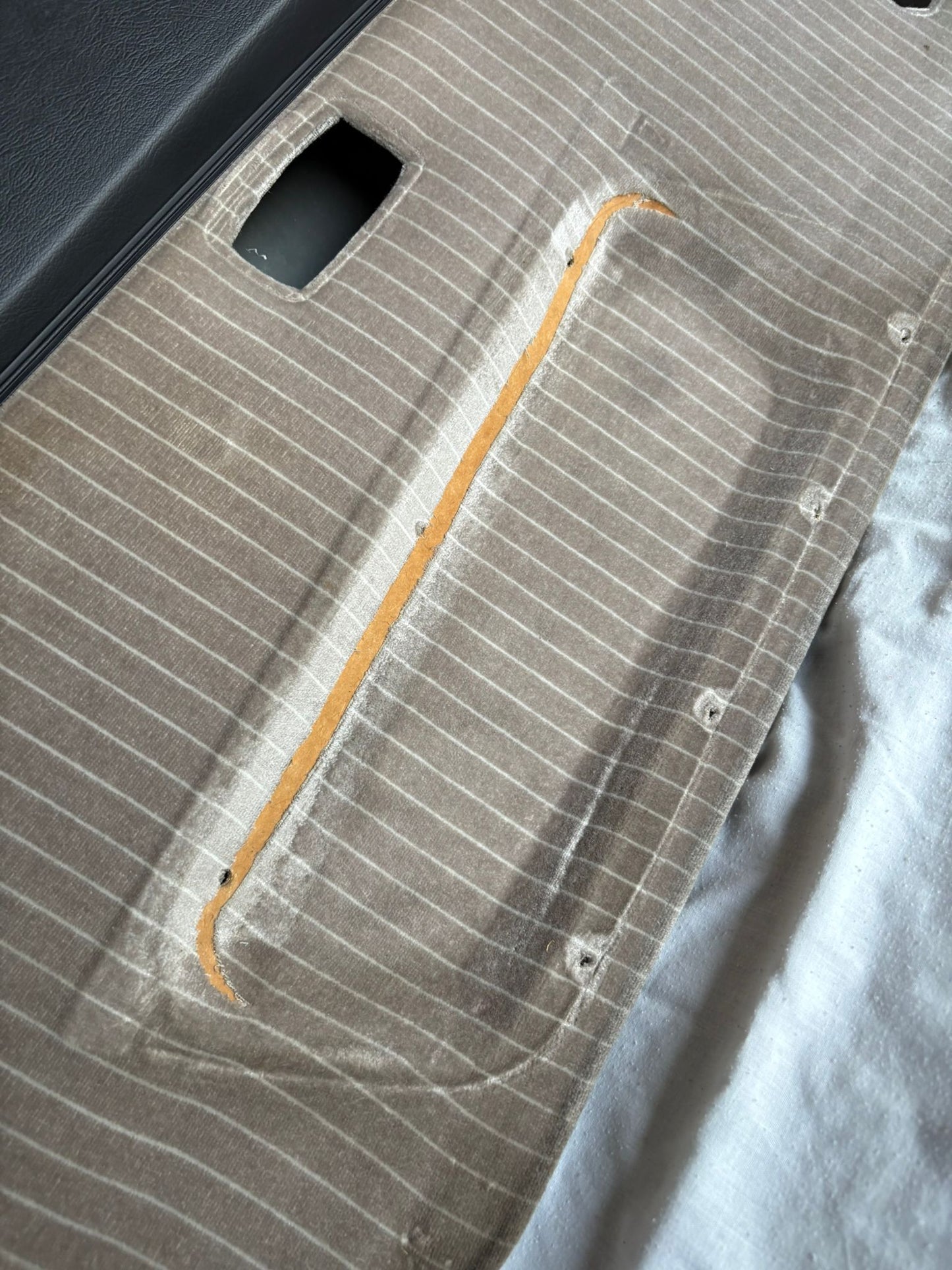 Pair Of Porsche 944 black/beige door cards 94455501701 / 94455501801 used, very nice condition.