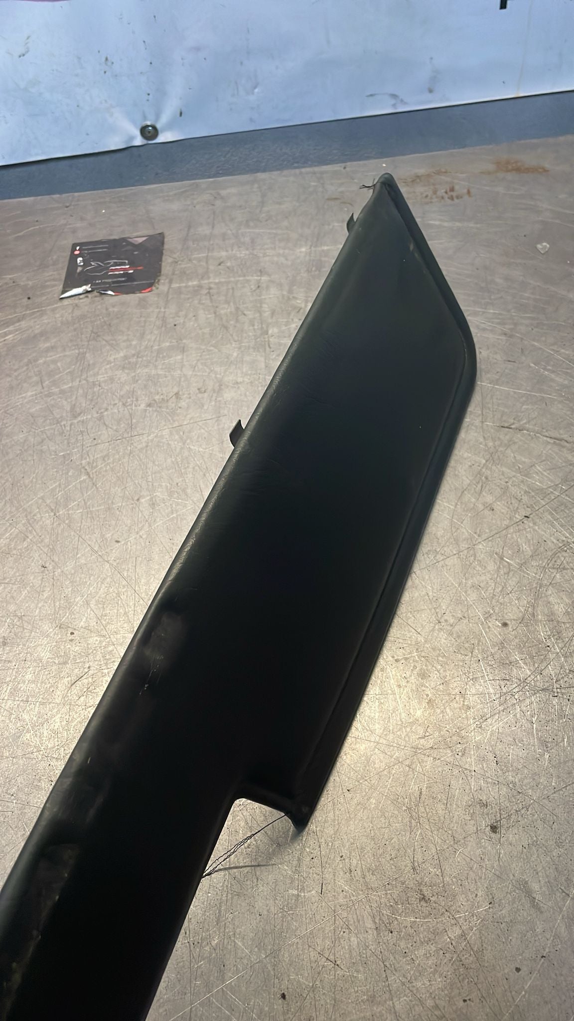 Porsche 928 door card insert panel, left, green 92855505102, used