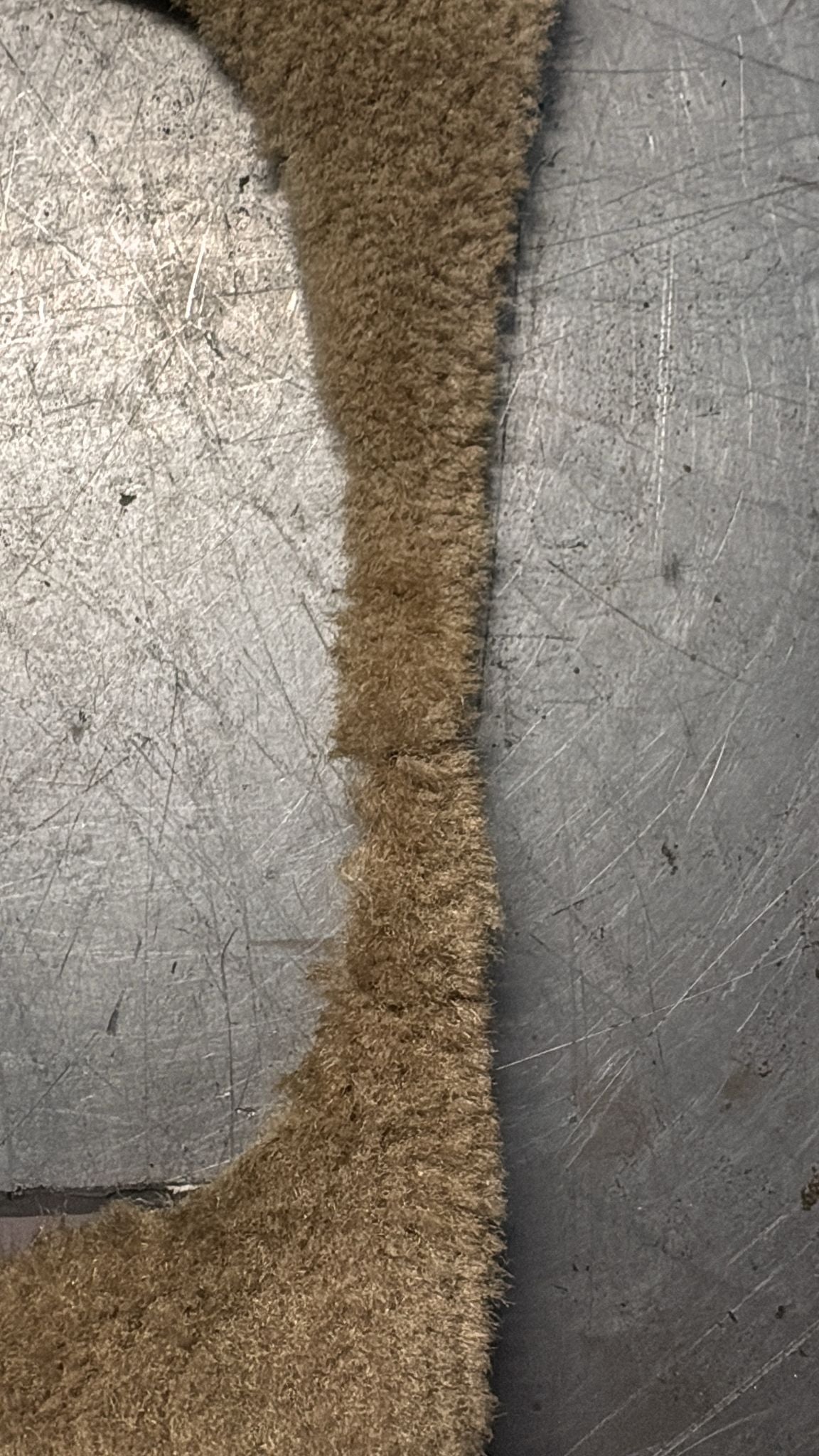 Porsche 924 944 centre console carpet centre trim beige 477863749 single hole