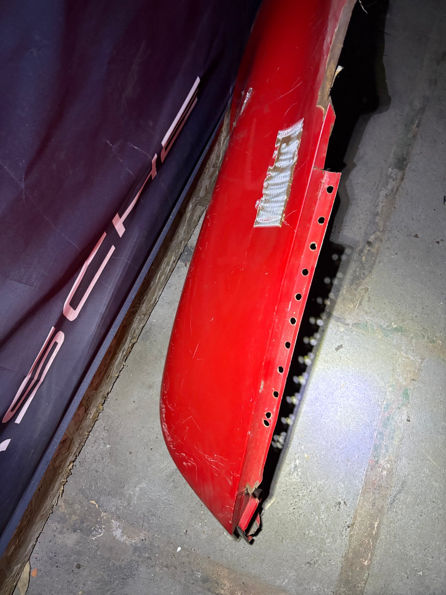 Porsche 911 964 rear left fender cut, used 96450306101