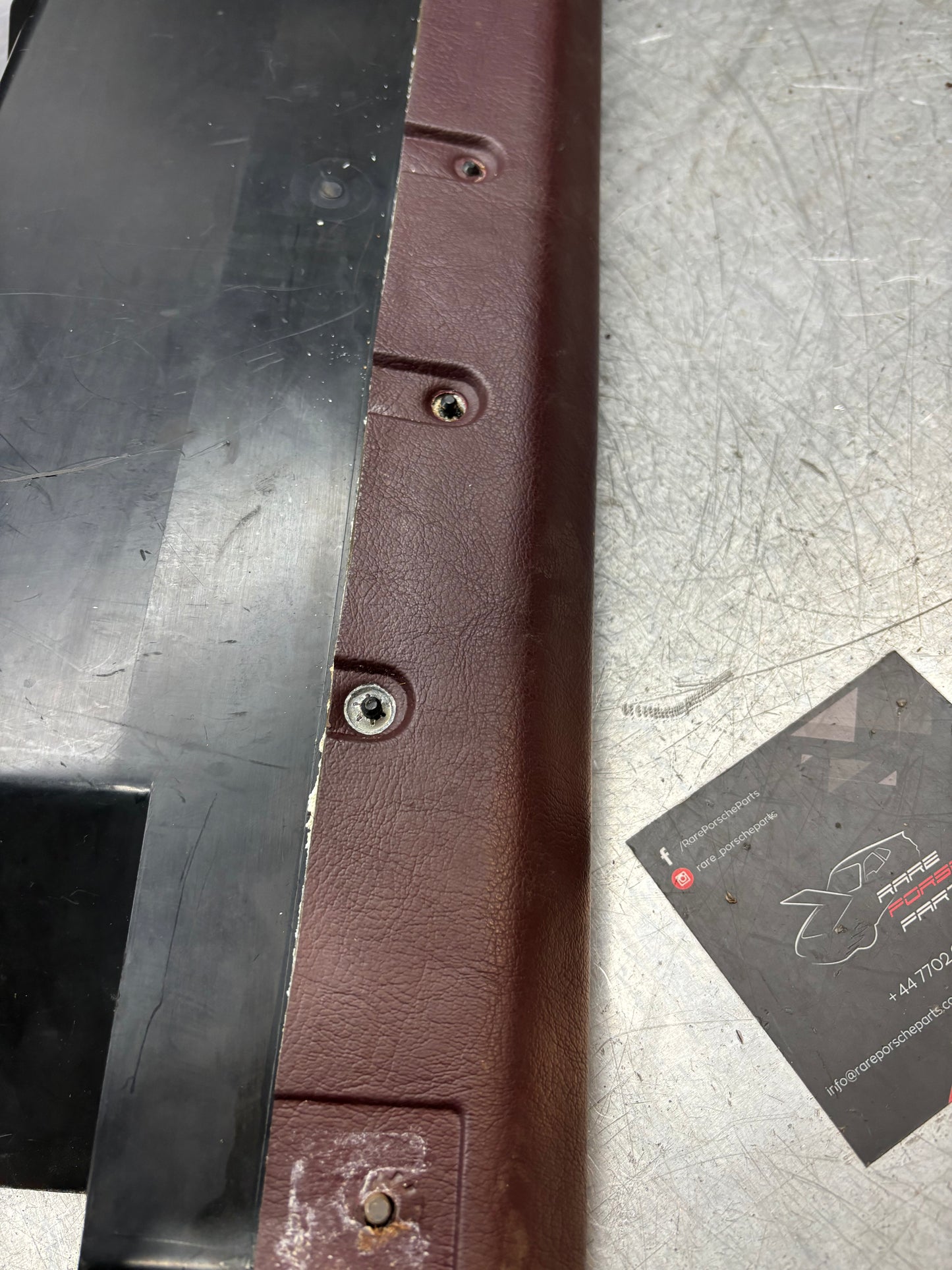 Porsche 928 under glove box shelf, burgundy 92755207702 RHD only, used