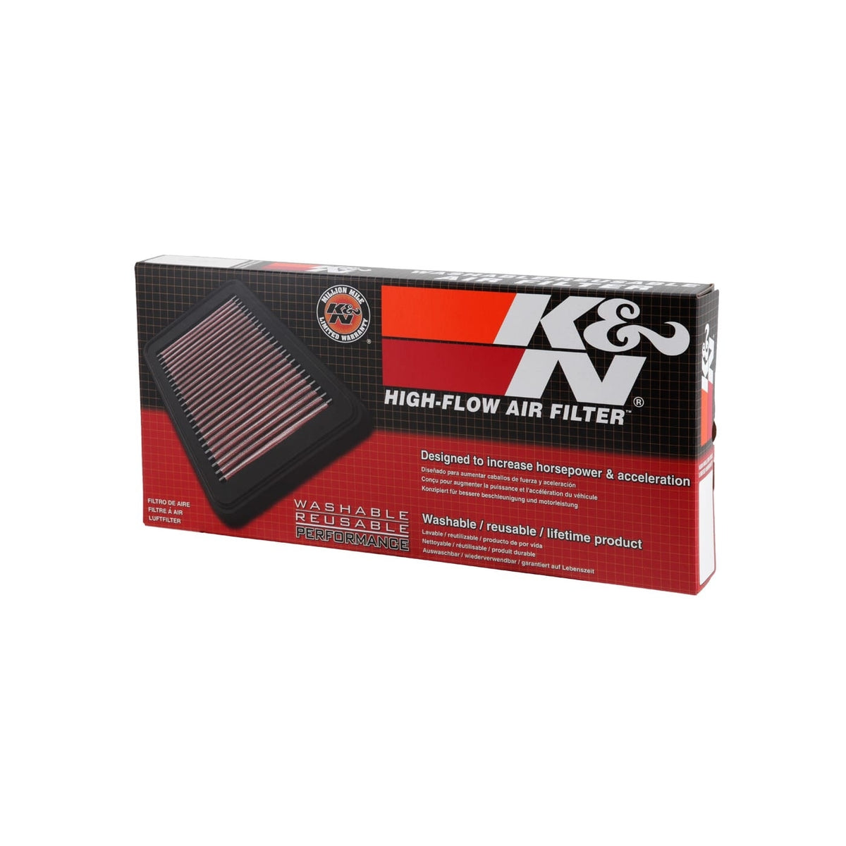 Porsche 924 K&N Air Filter, Panel, PC1080011 New