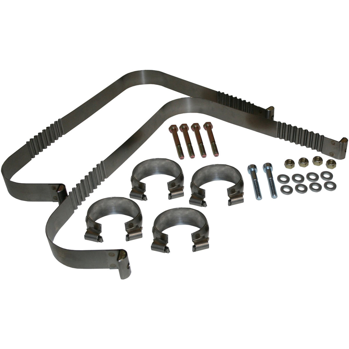 Porsche 993 Exhaust Fitting Kit, Rear Silencers, Bischoff, PC1110108 New