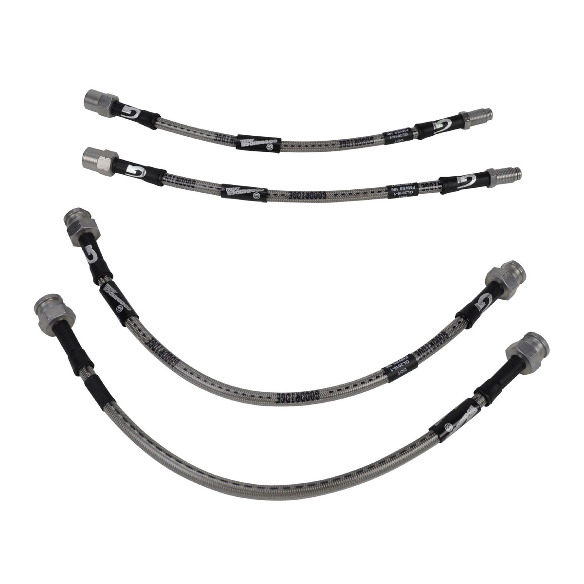 Porsche 993 Goodridge S/Steel Braided Brake Line Kit, PC3550004 New